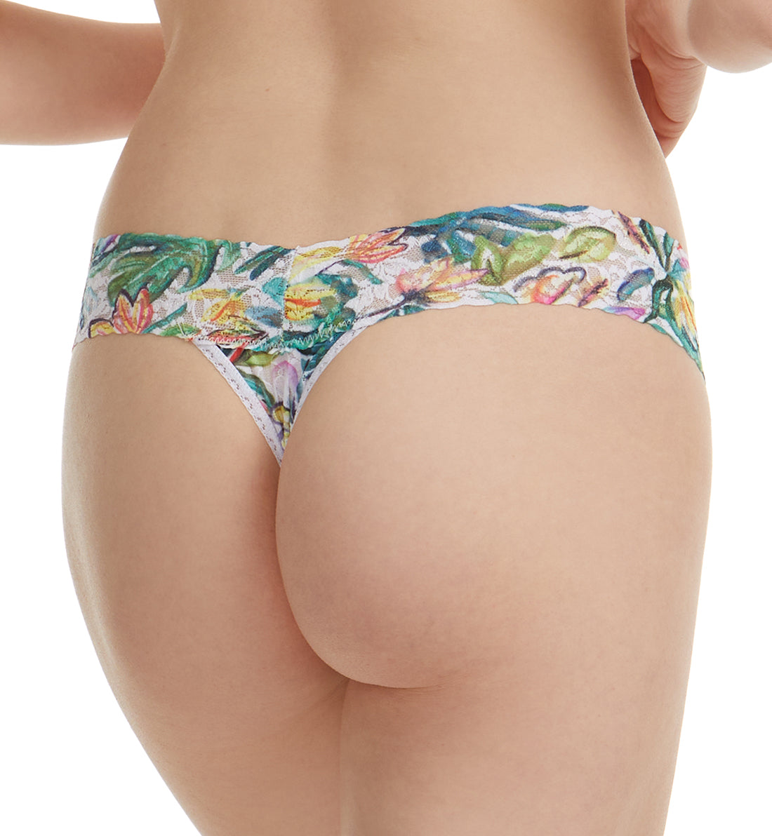 Hanky Panky Signature Lace Printed Low Rise Thong (PR4911P),Palm Springs - Palm Springs,One Size