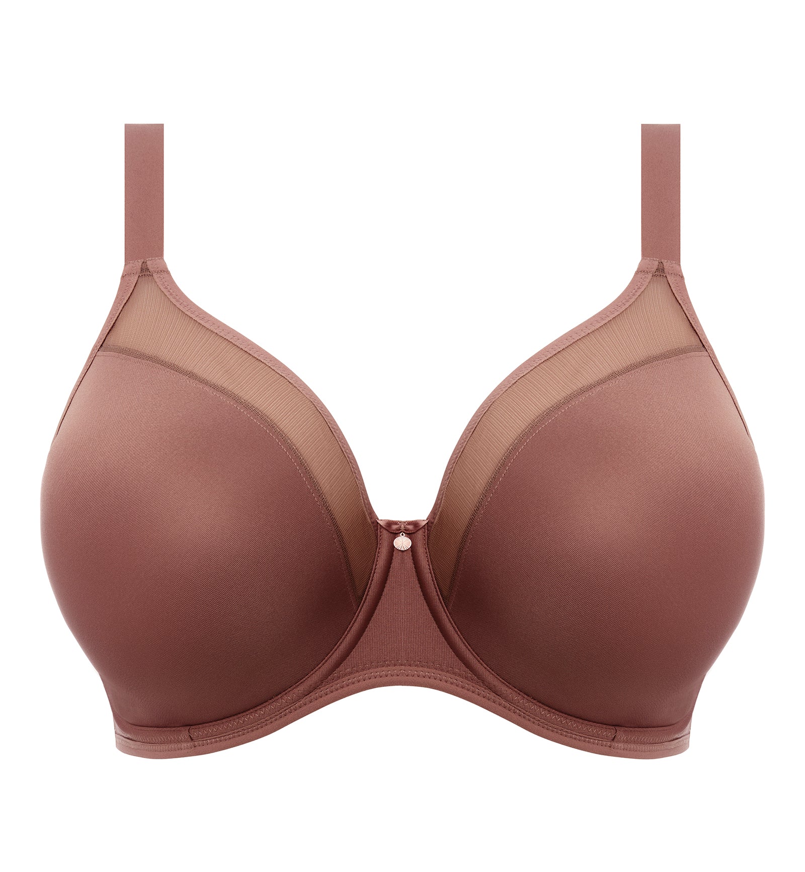 Elomi Smooth Unlined Underwire Molded Bra (4301),32GG,Clove - Clove,32GG