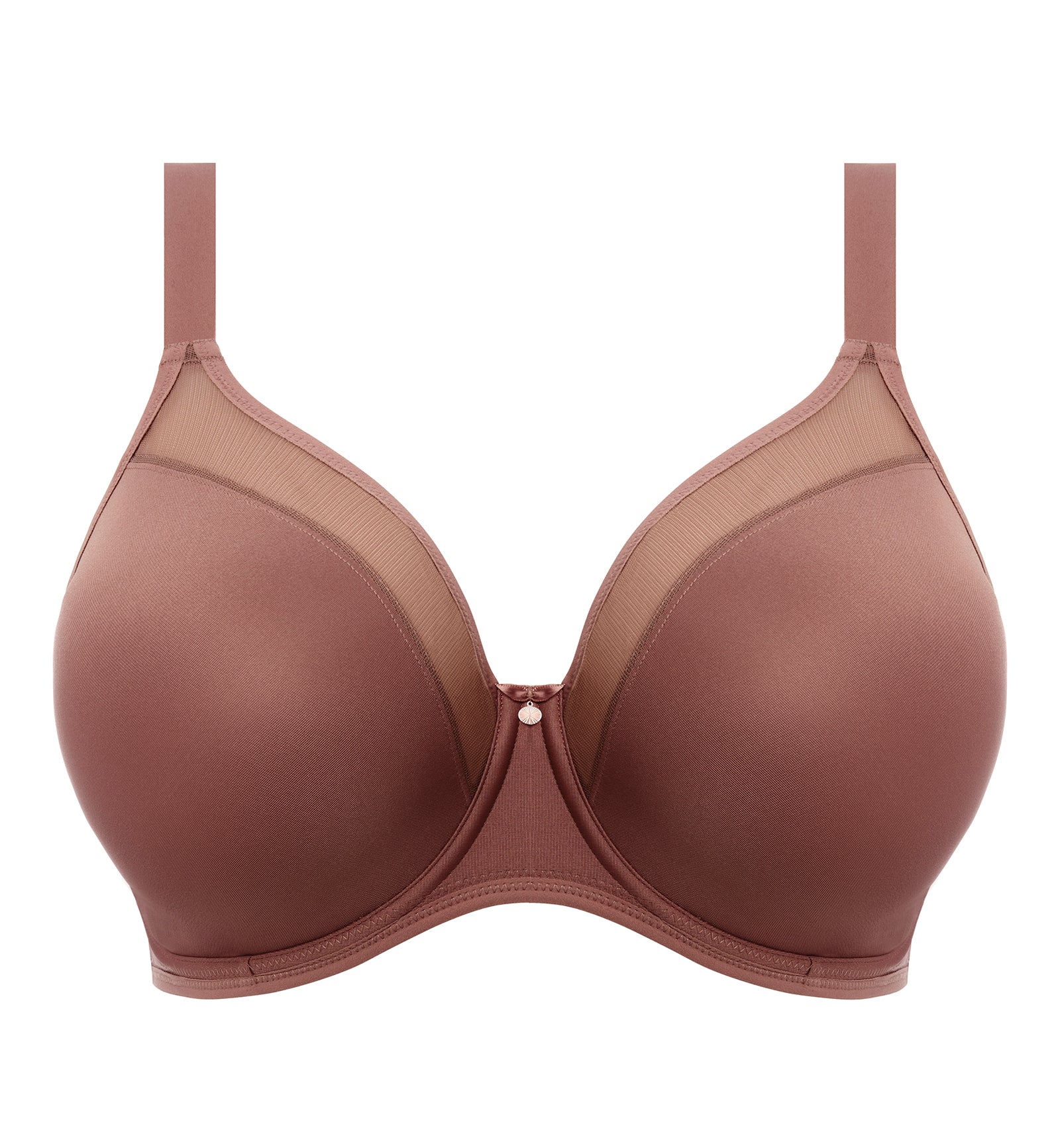 Elomi Smooth Unlined Underwire Molded Bra (4301)- Clove - Breakout