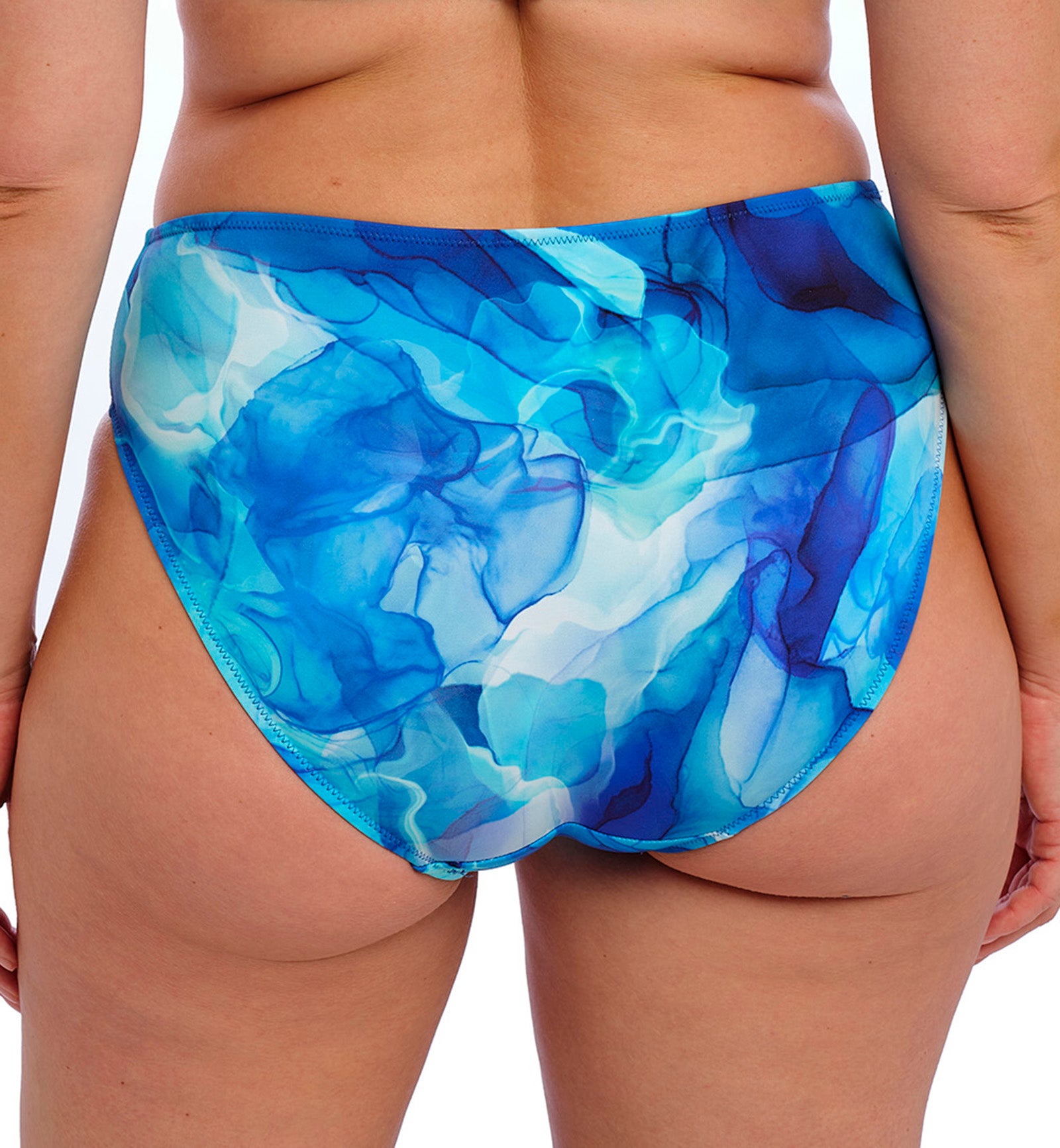 Fantasie Saunton Sands Mid Rise Bikini Brief (506072),XS,Dazzling Blue - Dazzling Blue,XS