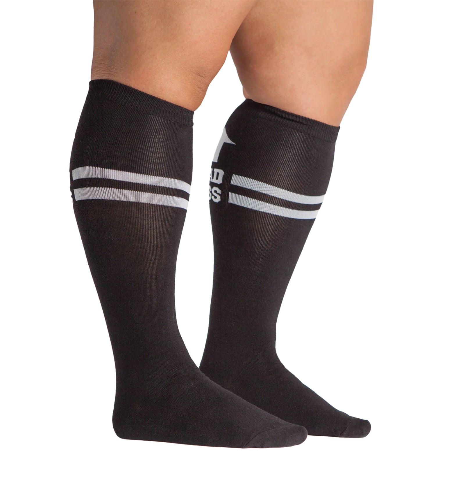 SOCK it to me Unisex Stretch-It Knee High Socks (s0014),Bad Ass - Bad Ass,One Size