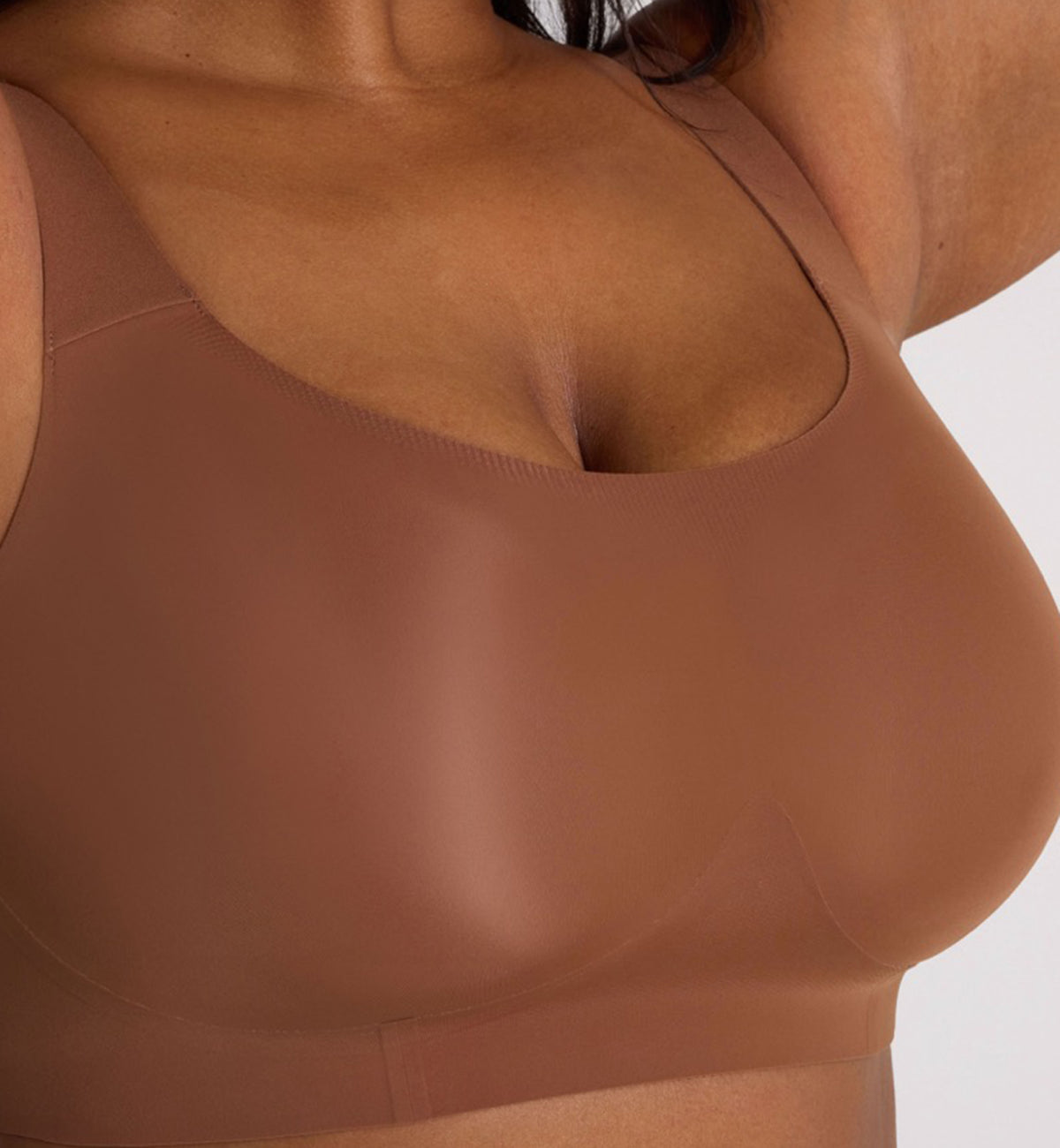 Evelyn & Bobbie STRUCTURED SCOOP Bralette (1801),Small,Clay - Clay,Small