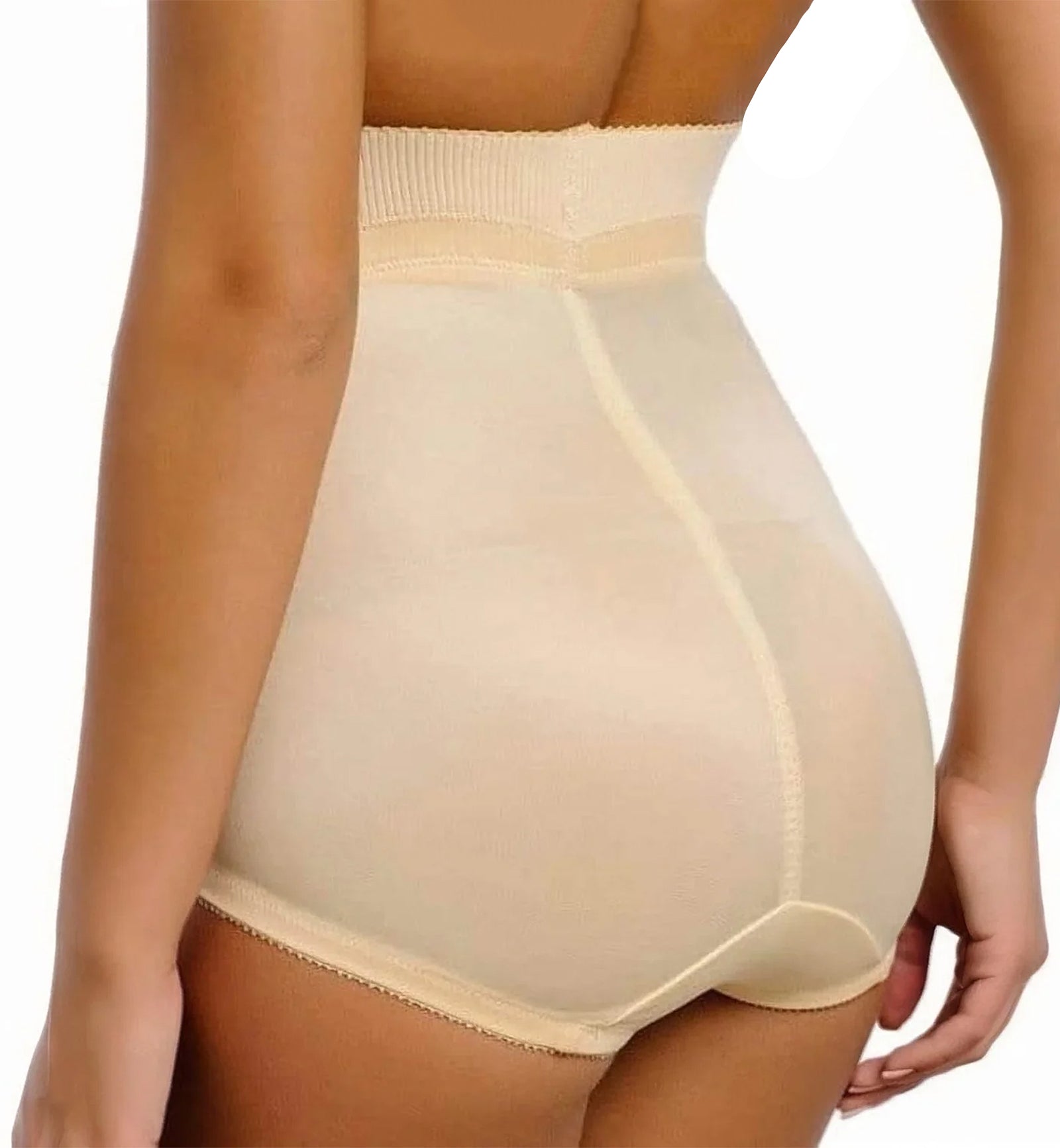 Rago Medium Control High Waist Shaping Panty (6296),Small,Beige - Beige,Small