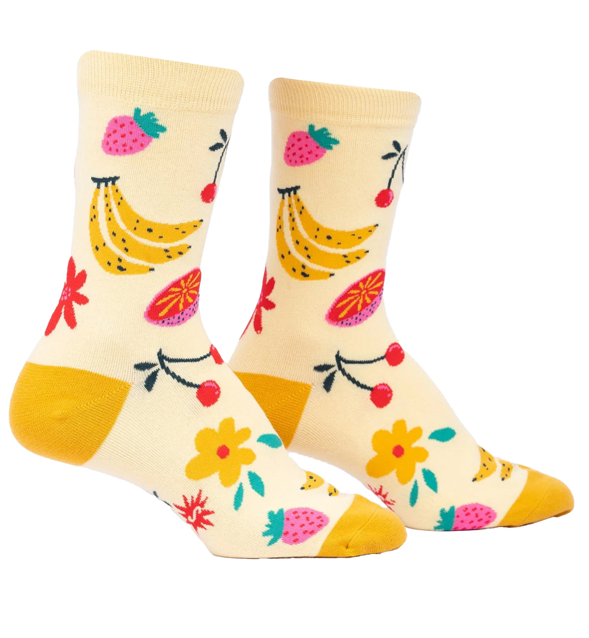 SOCK it to me Women's Crew Socks (W0447),Fruity Bloom - Fruity Bloom,One Size