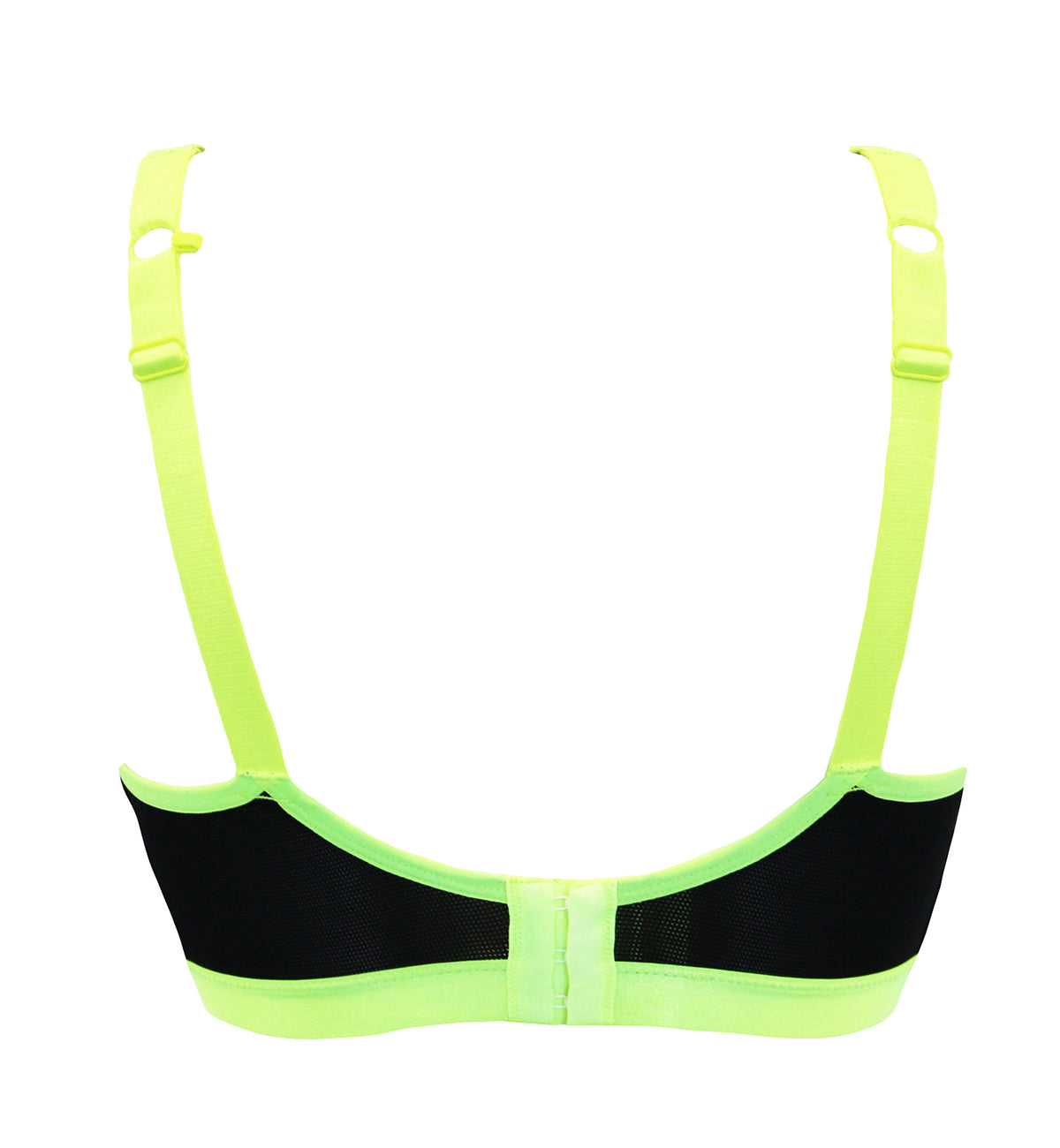 Pour Moi Energy Strive Non Wire Lined Full Cup Sports Bra (97010),34D,Leopard/Lime - Leopard/Lime,34D
