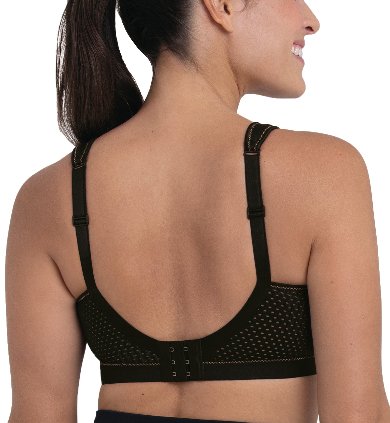 Anita Momentum Max Support Wireless Sports Bra (5529),32D,Gold - Gold,32D