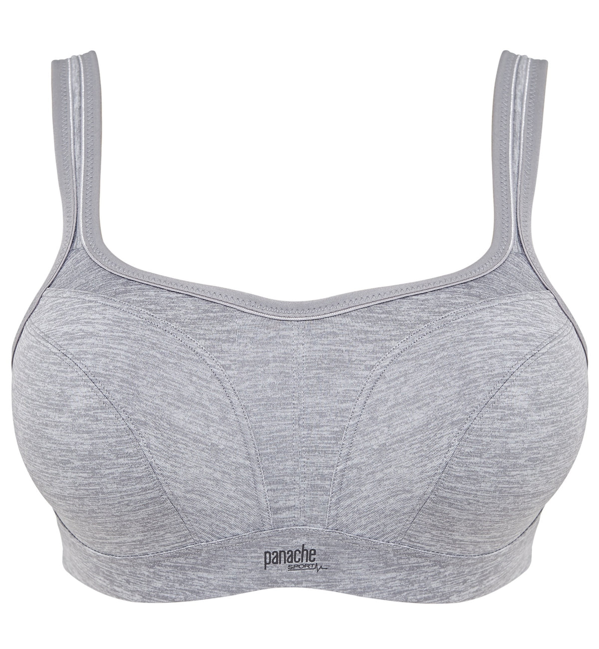 Panache Power Underwire Sports Bra (5021),28E,Grey Marl - Grey Marl,28E