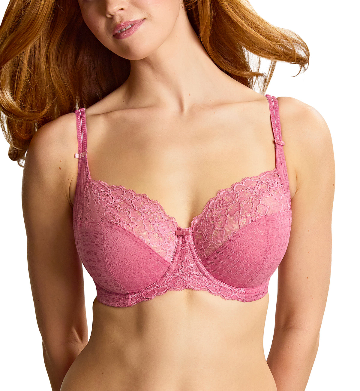 Panache Envy Balcony Underwire Bra (7285),28F,Fuchsia Pink - Fuchsia Pink,28F