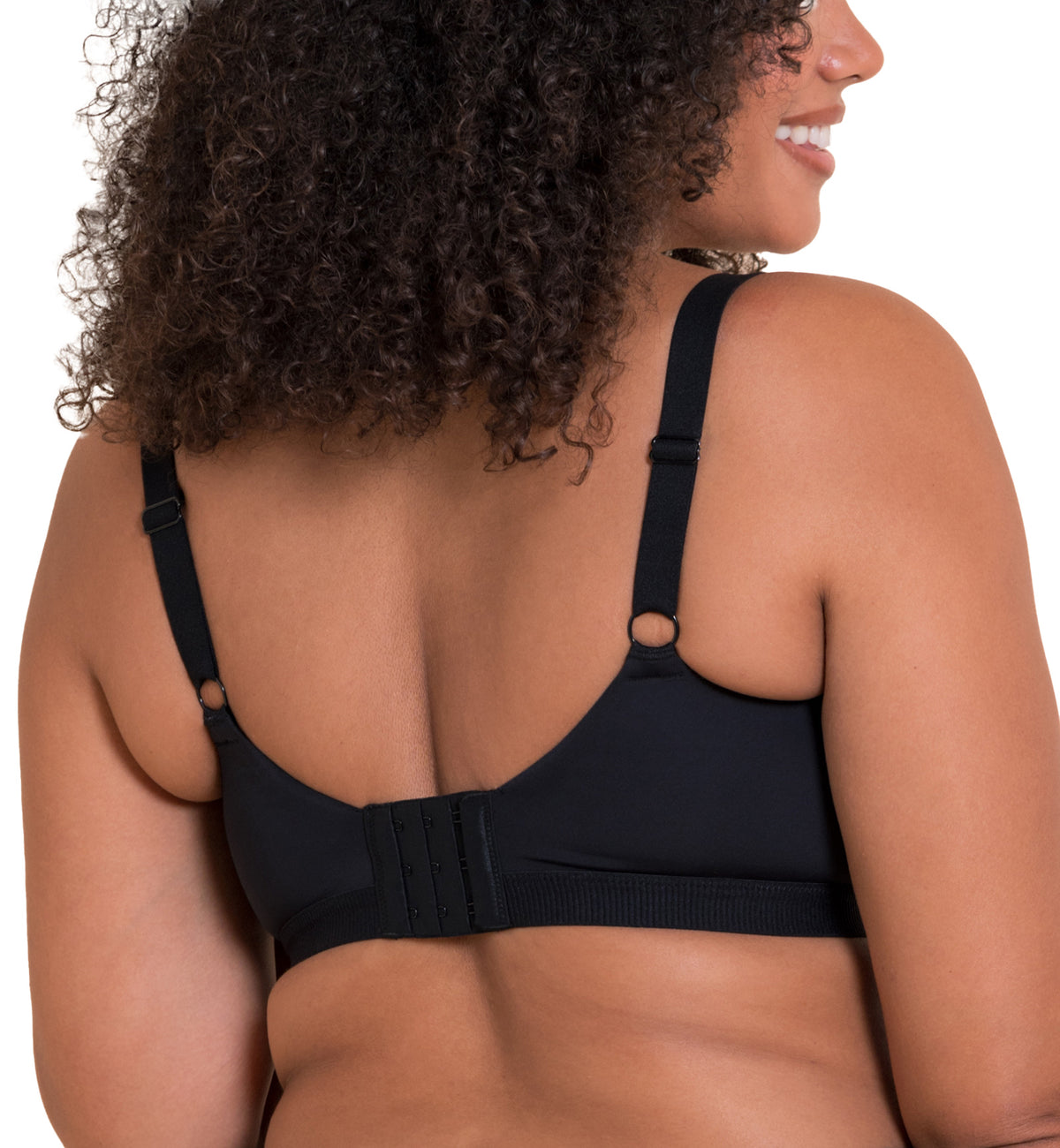 Curvy Kate Zen Non Wired Bralette (CK093110),30DD/E,Black - Black,30DD/E