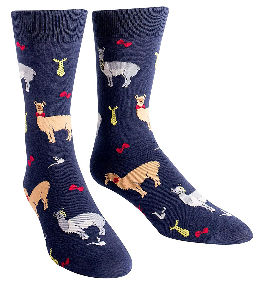 SOCK it to me Men's Crew Socks (mef0142),Llama Drama - Llama Drama,One Size