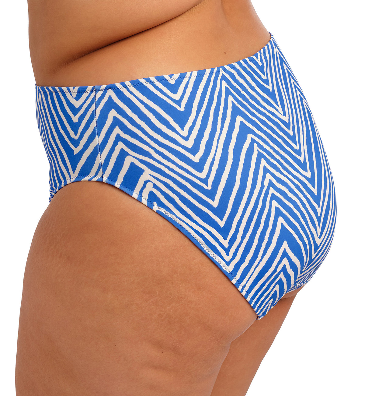 Elomi Fiji Falls Mid Rise Bikini Brief (ES802672),12,Ocean - Ocean,12