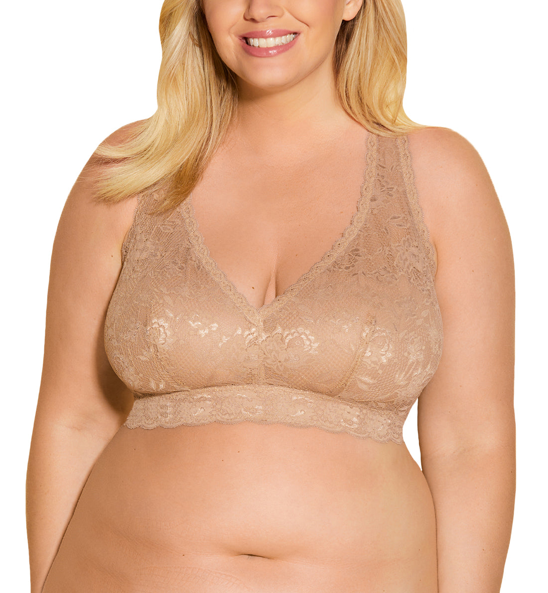 Cosabella Never Say Never ULTRA CURVY Racie Racerback Bralette (NEVER1353),XS,India - India,XS