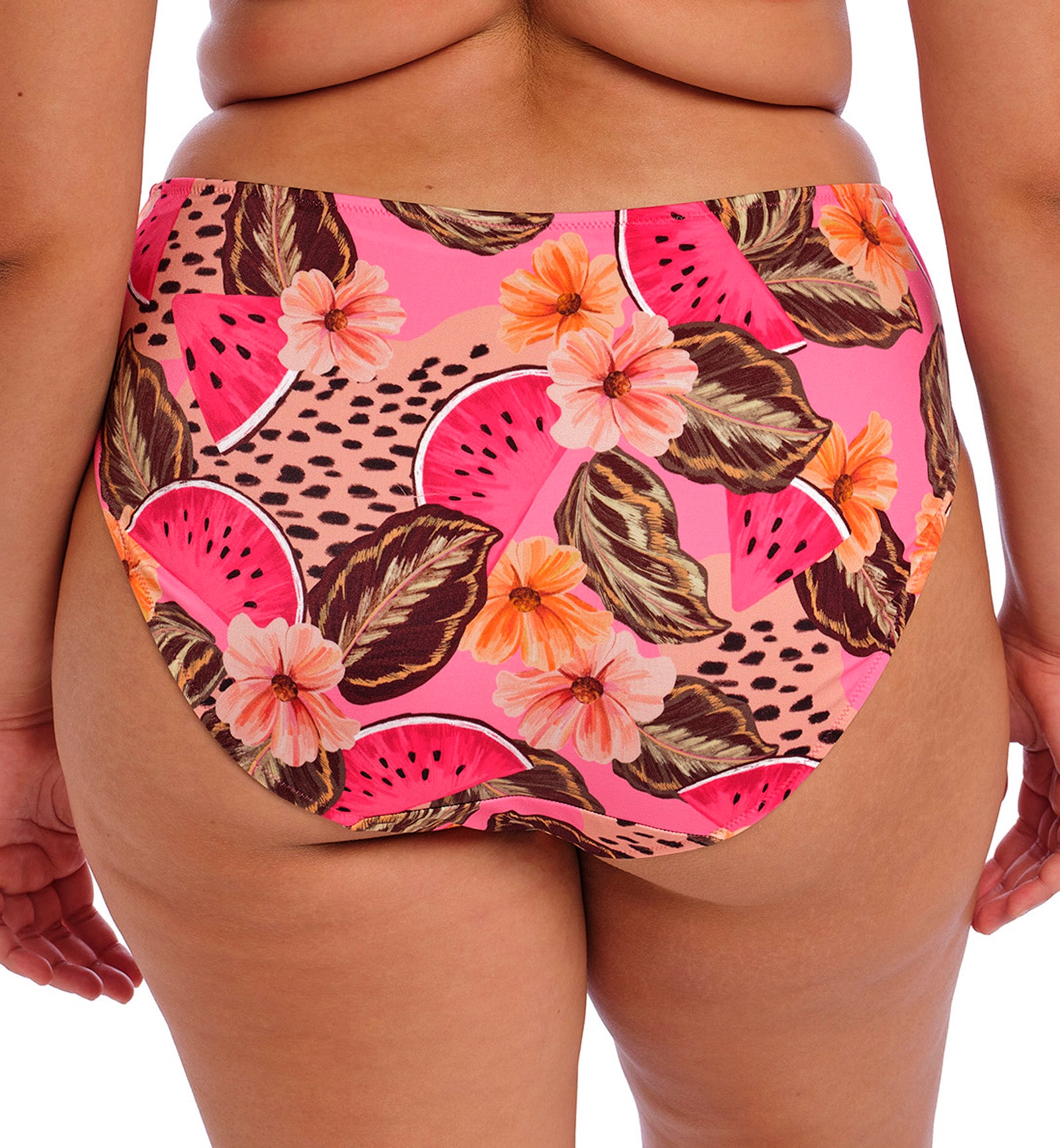 Elomi Cabana Nights Mid Rise High Leg Swim Brief (ES801672),UK 12,Multi - Multi,UK 12