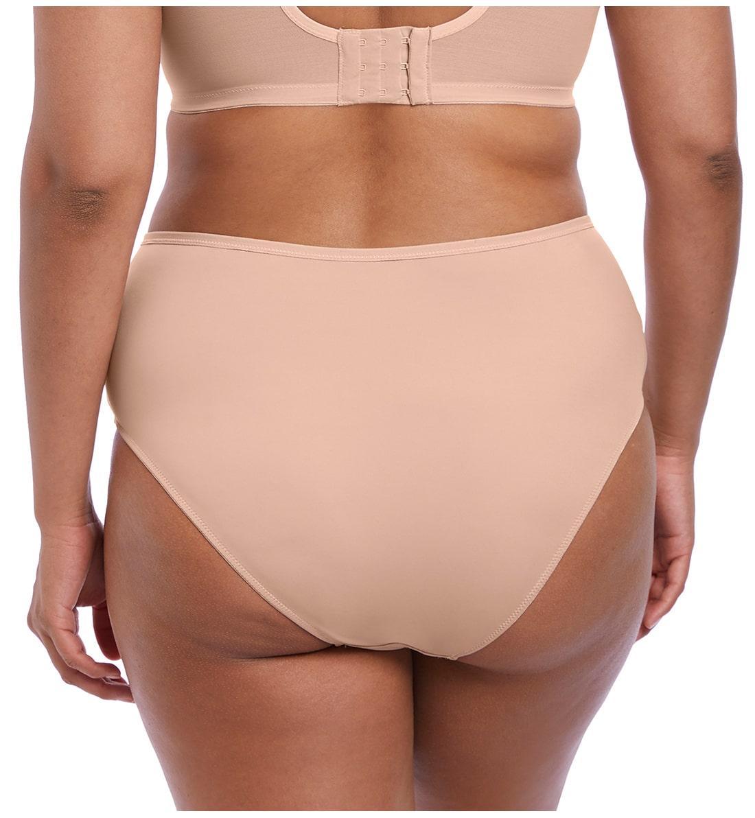Elomi Lydia Matching High Leg Brief (4395),Large,Sahara - Sahara,Large