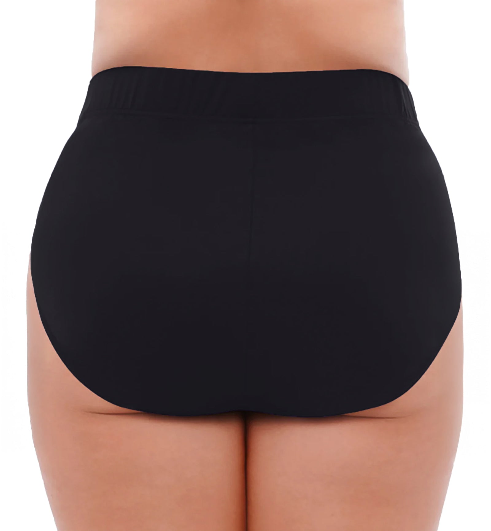 Miraclesuit Plus Size Swim Pant (6518801W),16,Black - Black,16W