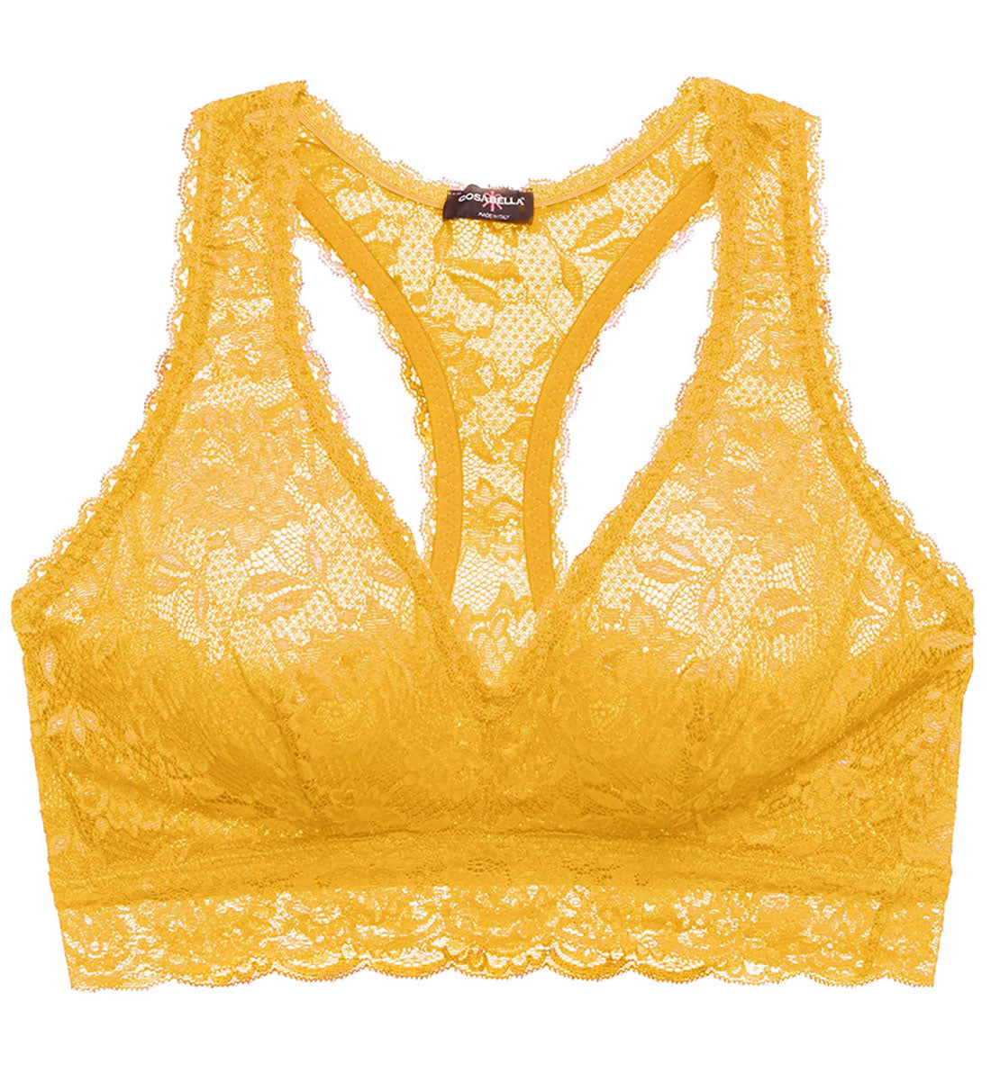 Cosabella NSN SUPER CURVY Racie Racerback Bralette (NEVER1365),XS,Serengeti Sun - Serengeti Sun,XS