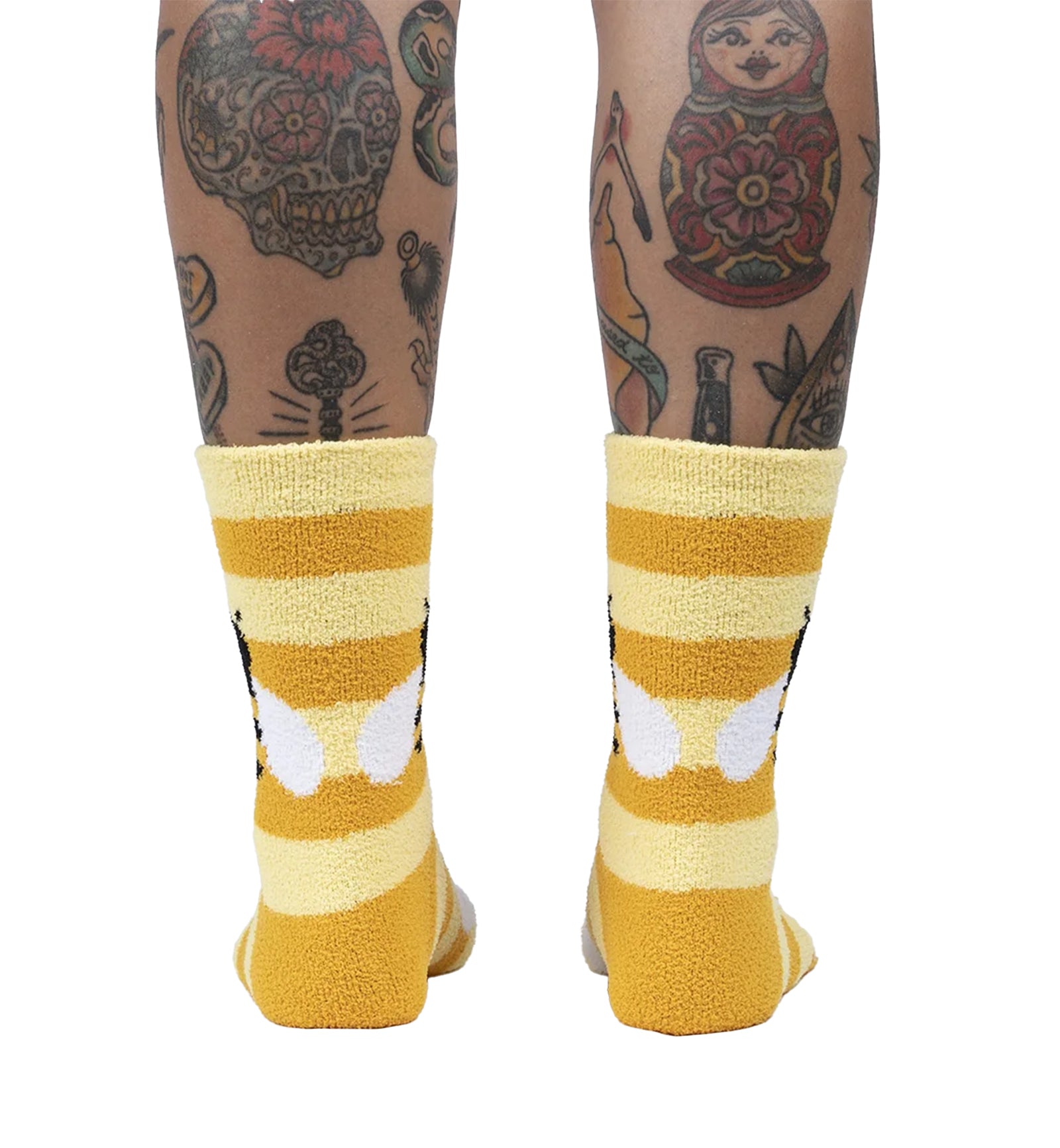 SOCK it to me Slipper Socks (CZ0003),Bee Cozy - Bee Cozy,One Size
