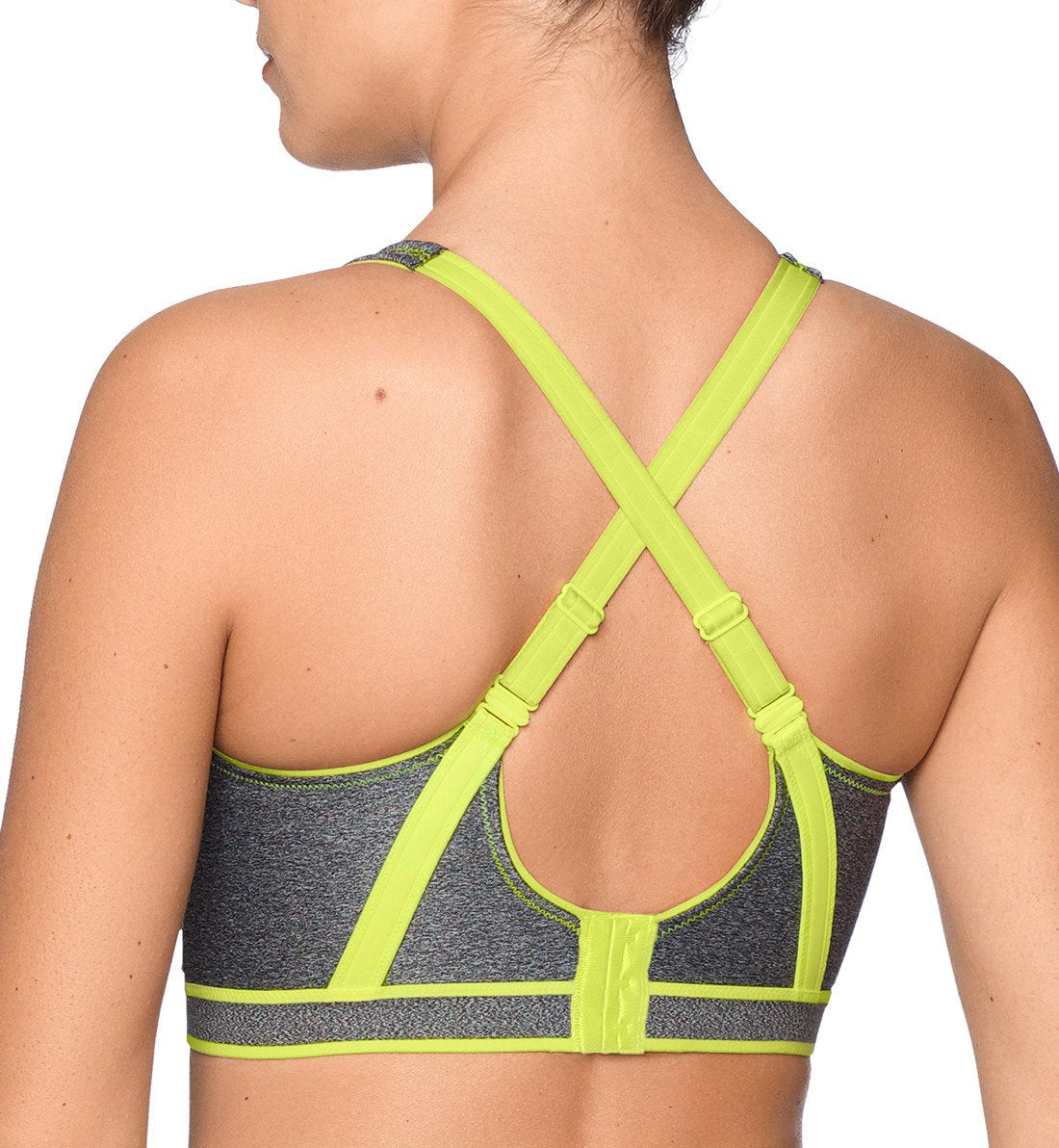 PrimaDonna Sport The Sweater Underwire Padded Sports Bra (6000116),32C,Cosmic Grey - Cosmic Grey,32C