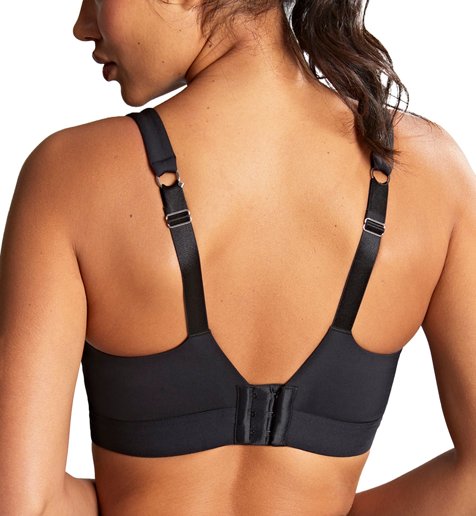 Panache Endurance Ultra Perform Non-padded Underwire Sports Bra (5022),28DD,Black - Black,28DD
