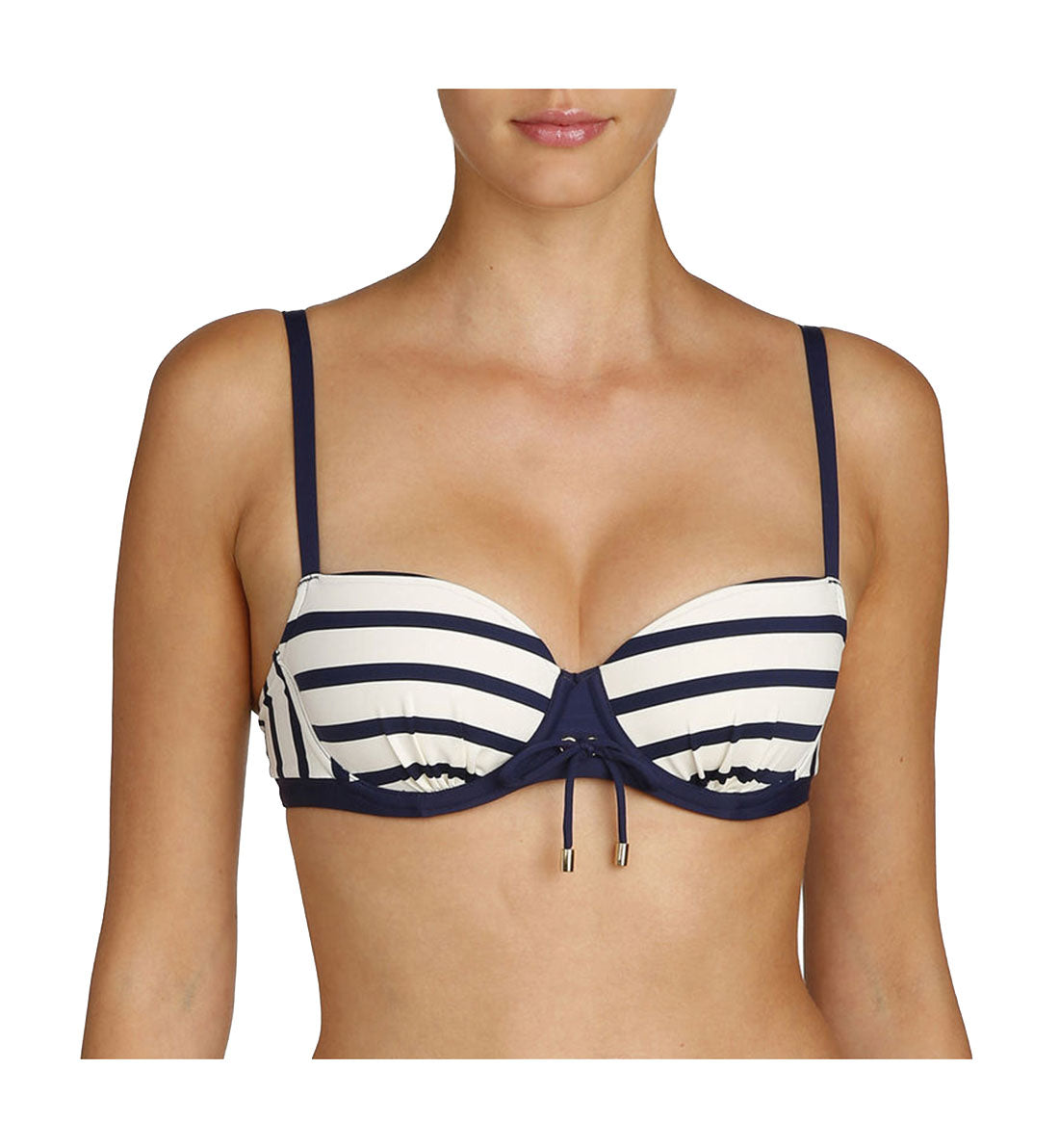 Marie Jo Catherine Padded Balcony Bikini Top (100-0419),30E,Blue Moon - Blue Moon,30E