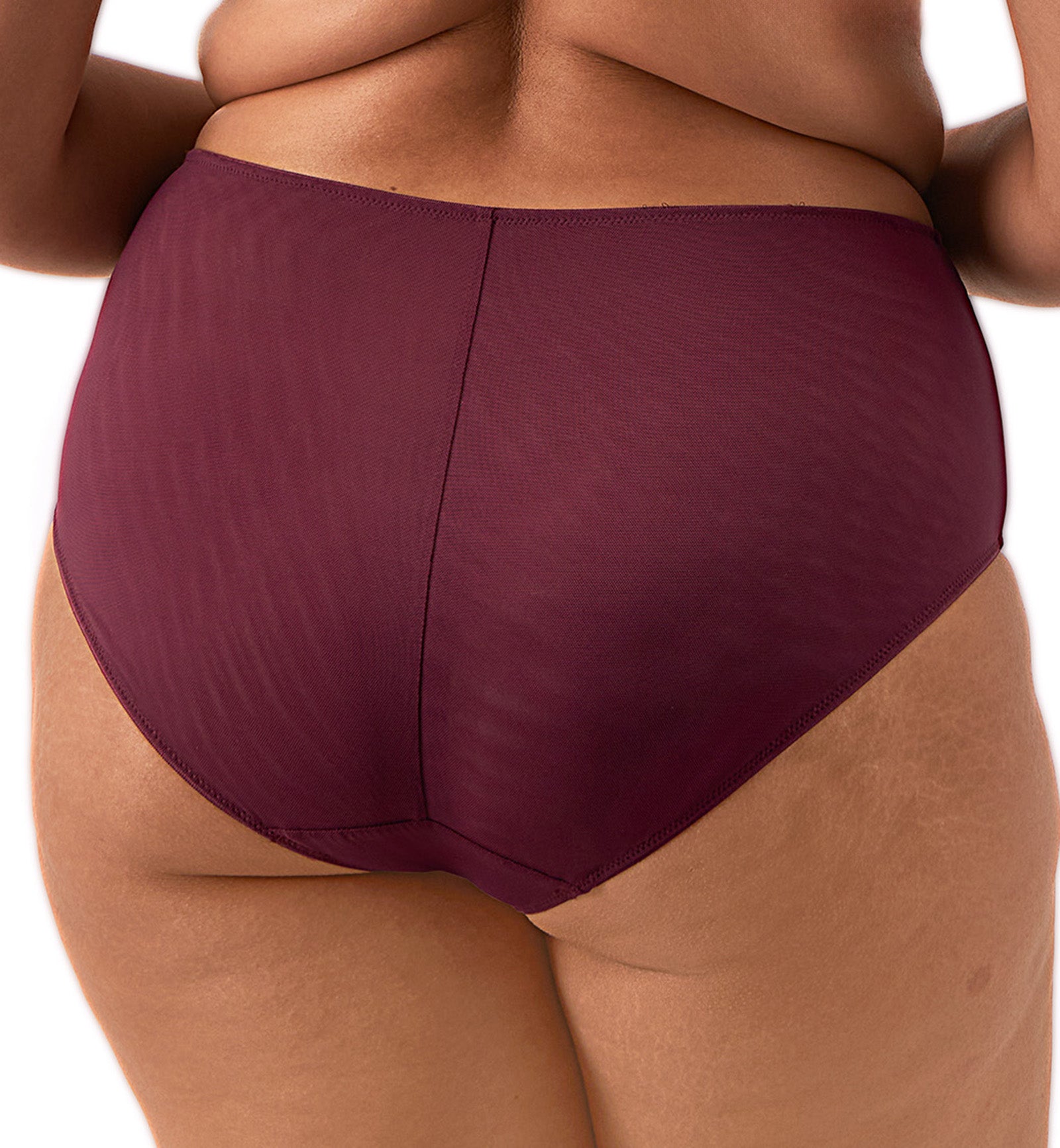 Elomi Sachi Matching Full Brief (4366),Large,Cabernet - Cabernet,Large