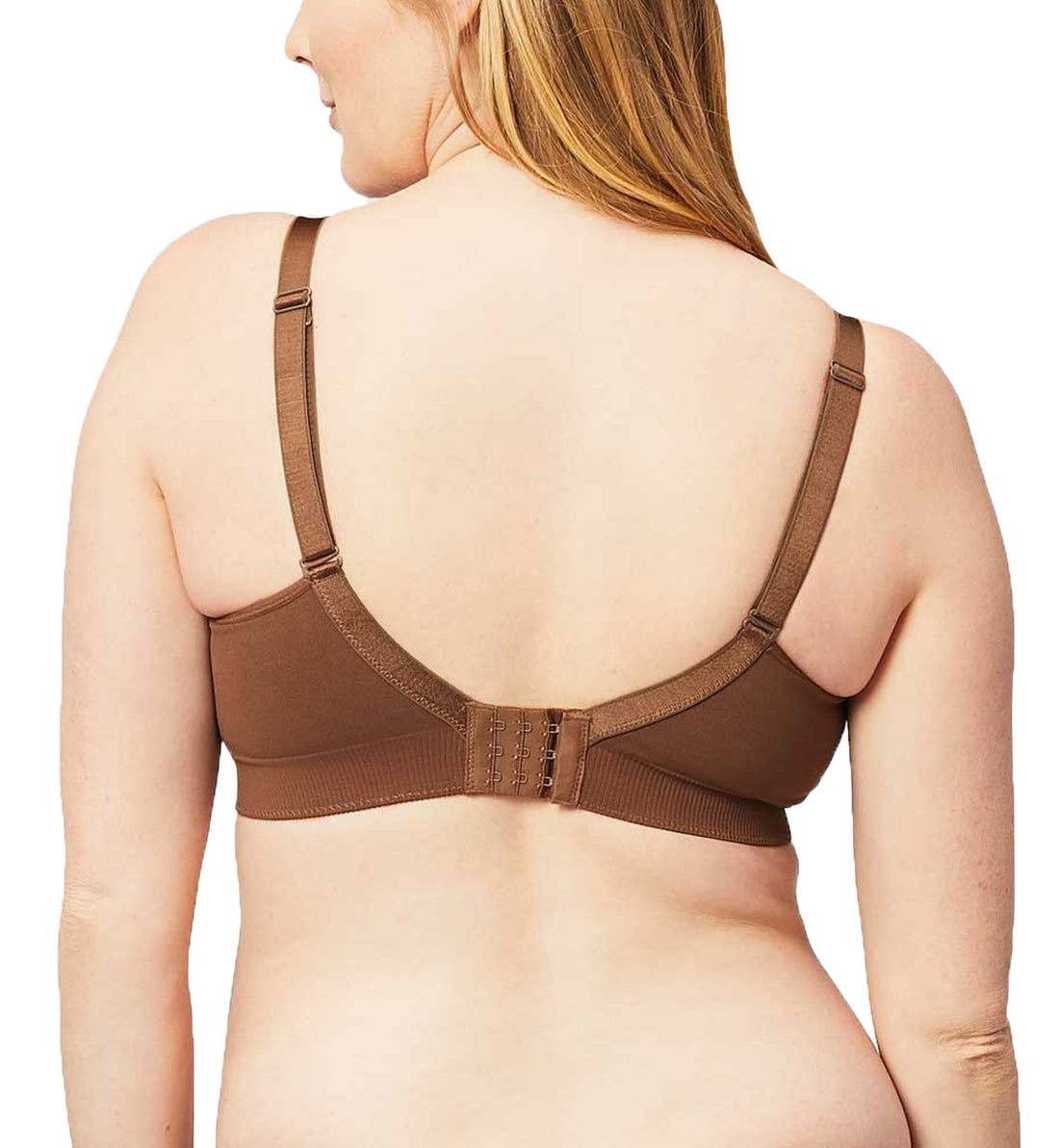 Cake Ribbon Candy Wire-free Nursing Bra (27-8017),XS,Chestnut - Chestnut,XS
