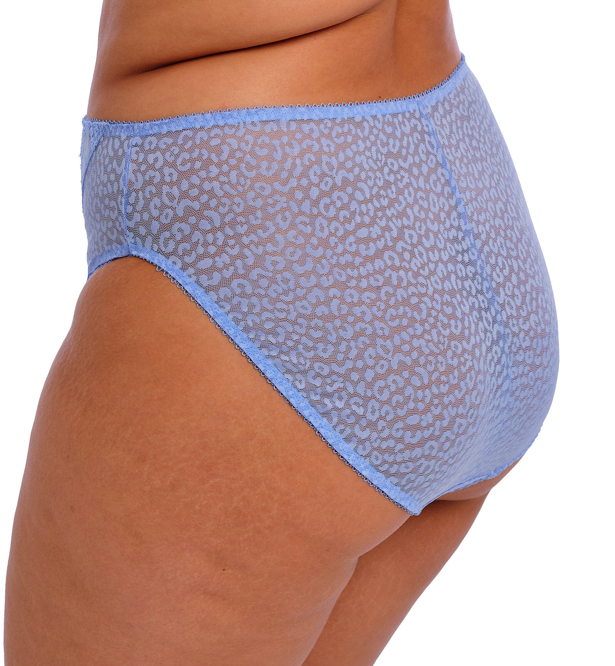 Elomi Lucie Matching High Leg Brief (4496),Medium,Cornflower - Cornflower,Medium
