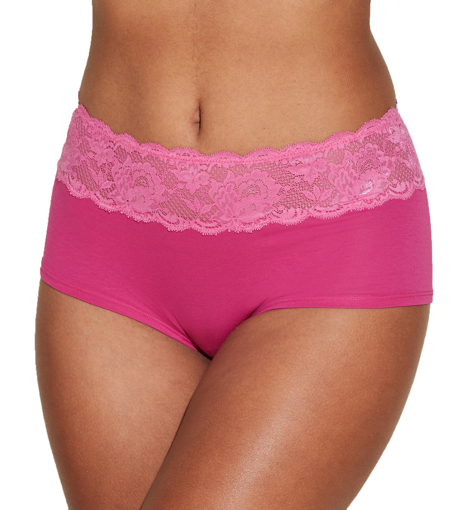Cosabella Never Say Never Peachie Hotpant (NEVER0743),S/M,Rani Pink - Rani Pink,S/M