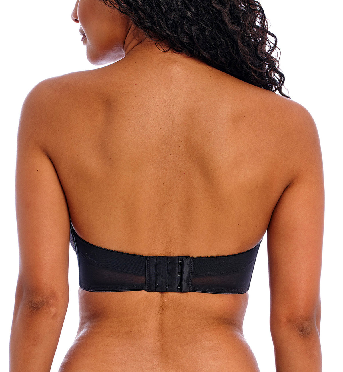 Freya Tailored Strapless Molded Underwire Bra (401109),28D,Black - Black,28D