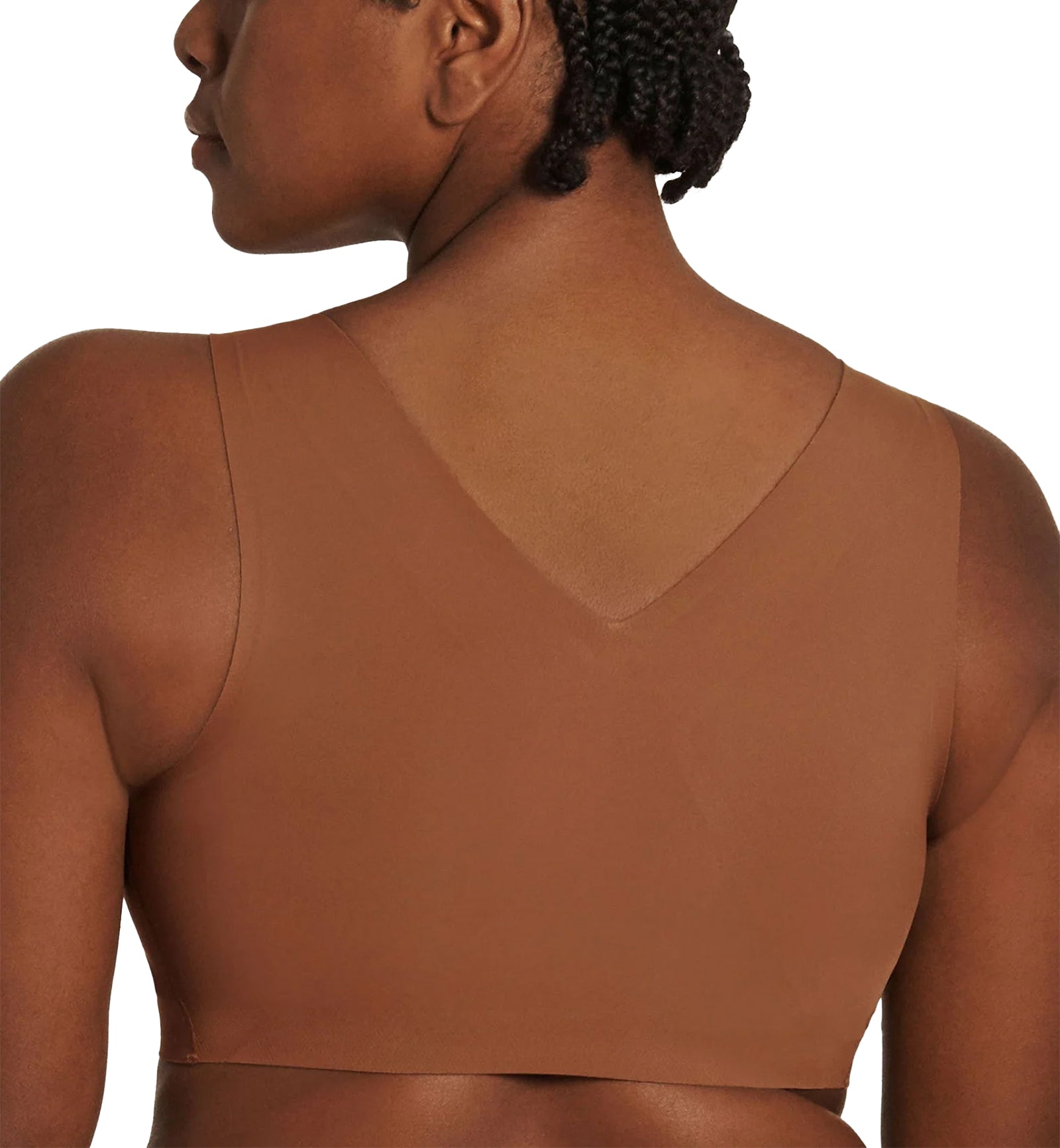 Evelyn & Bobbie DEFY V-Neck Bralette w/ Removable Pads (1728﻿),Small,Clay - Clay,Small