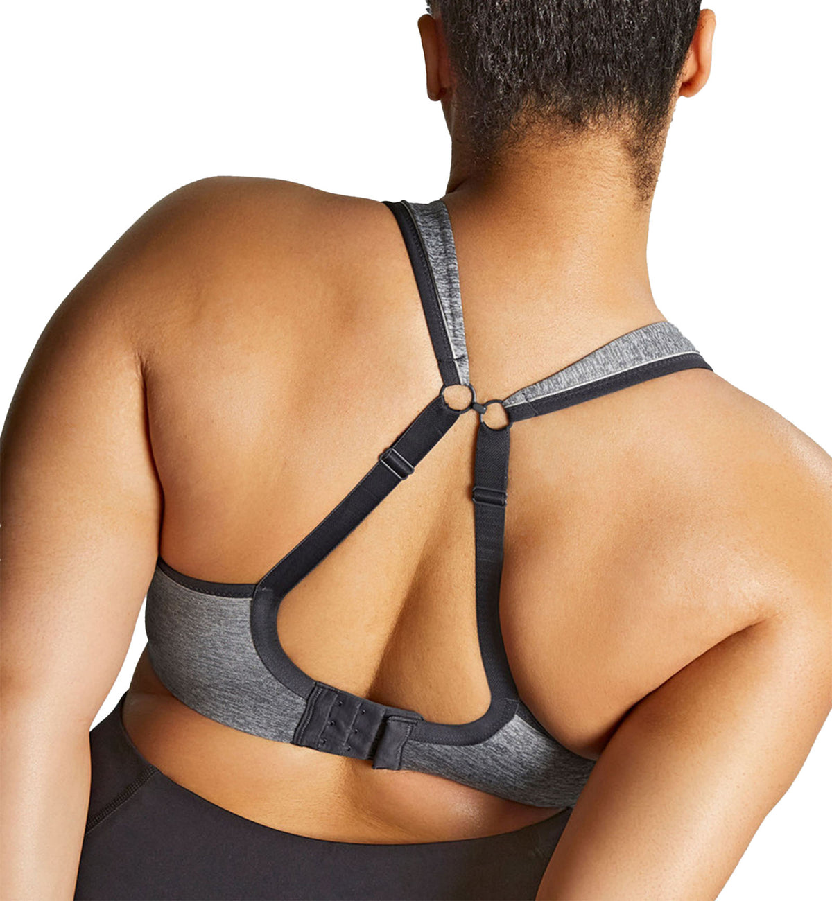 Sculptresse by Panache Activate Non-padded Underwire Sports Bra (9441),34E,Charcoal Marl - Charcoal Marl,34E