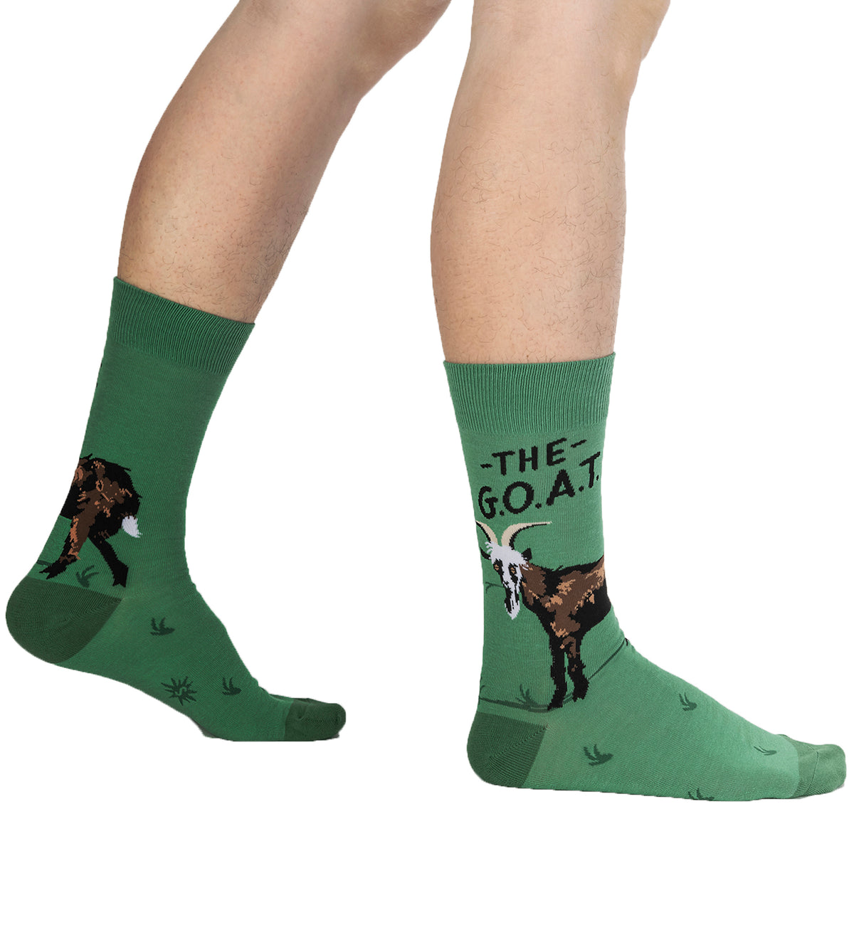SOCK it to me Men&#39;s Crew Socks (MEF0629),The G.O.A.T. - The G.O.A.T.,One Size