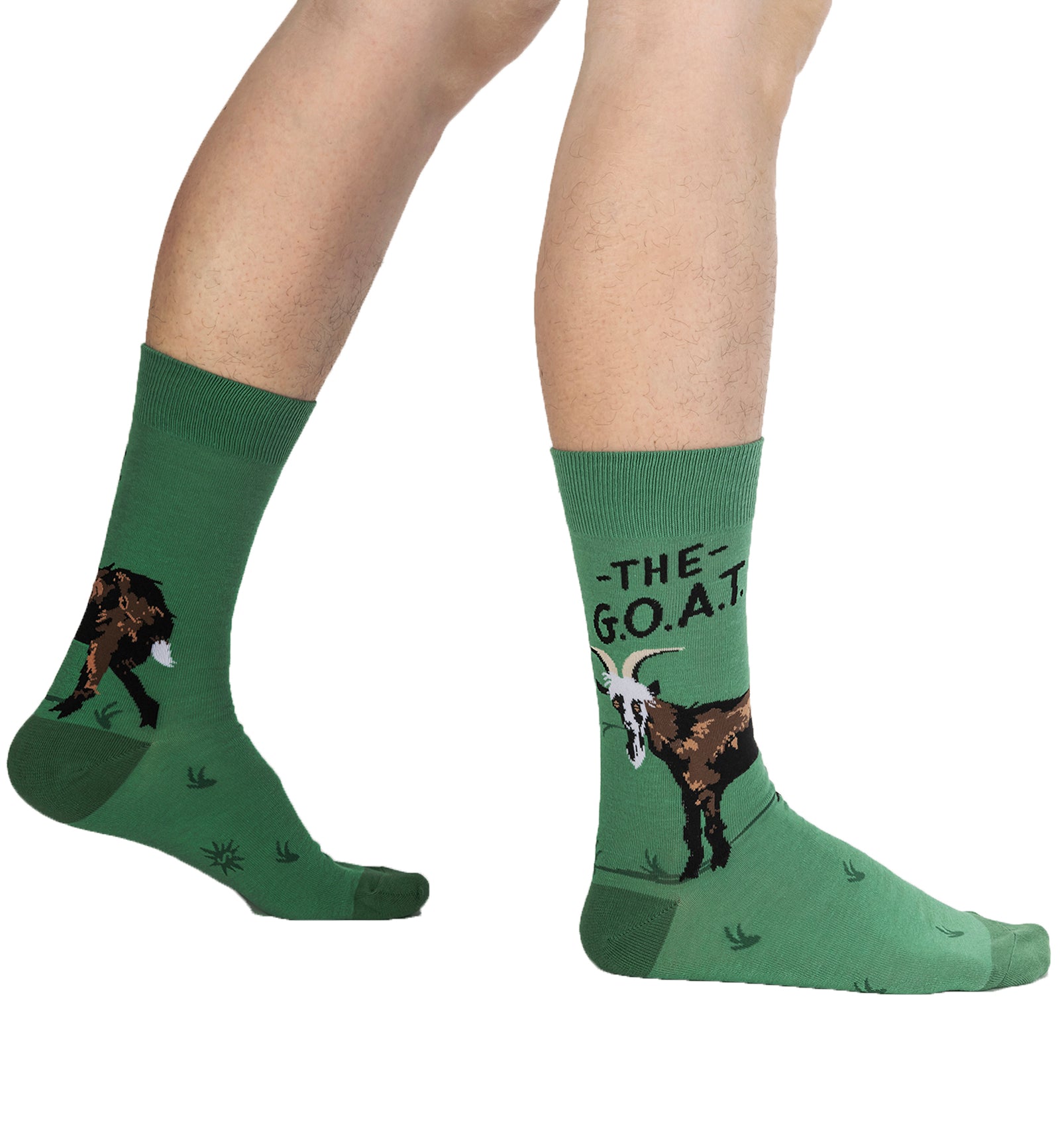 SOCK it to me Men's Crew Socks (MEF0629),The G.O.A.T. - The G.O.A.T.,One Size