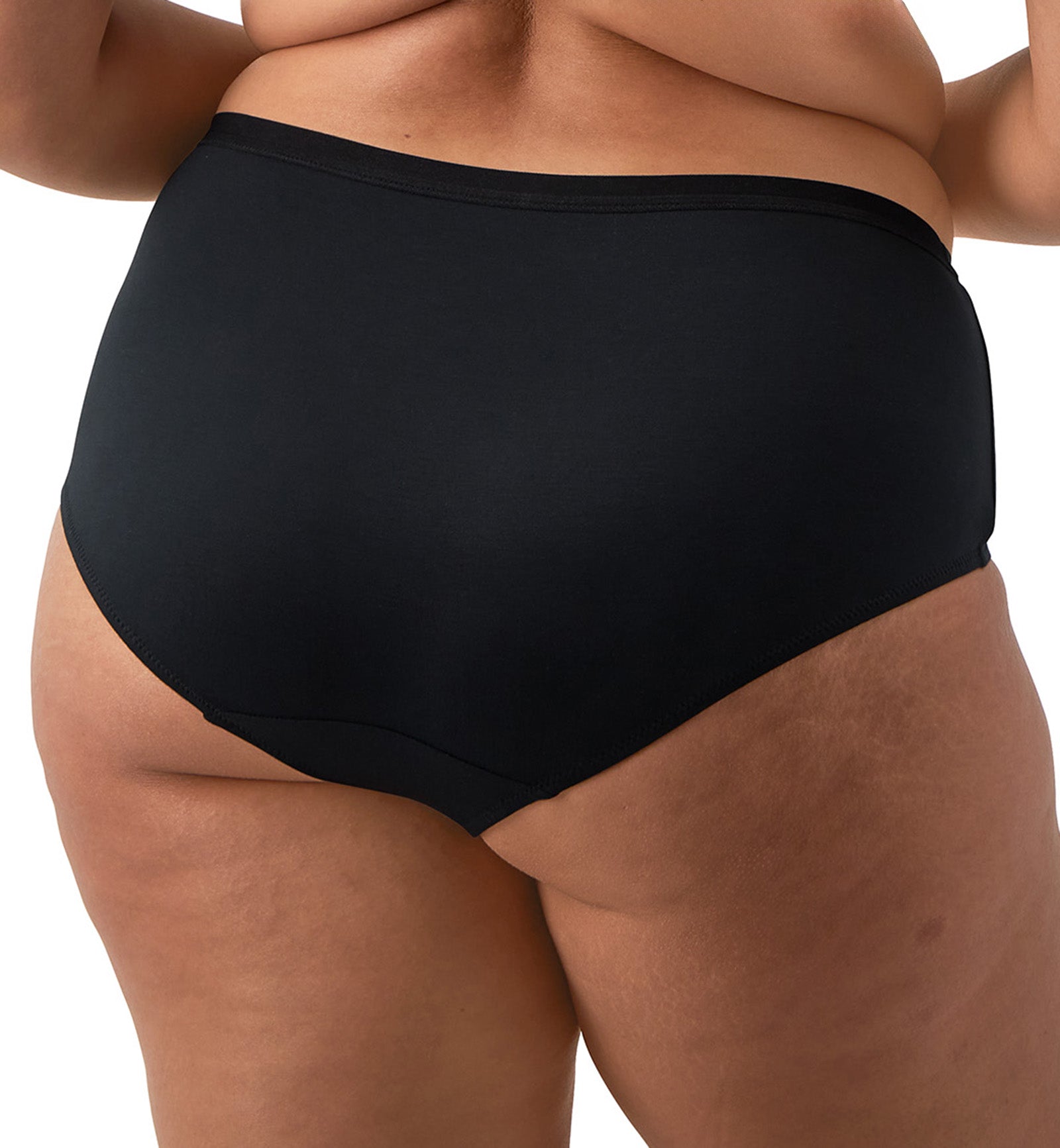 Elomi Downtime Mid-Rise Short (301480),Medium,Black - Black,Medium