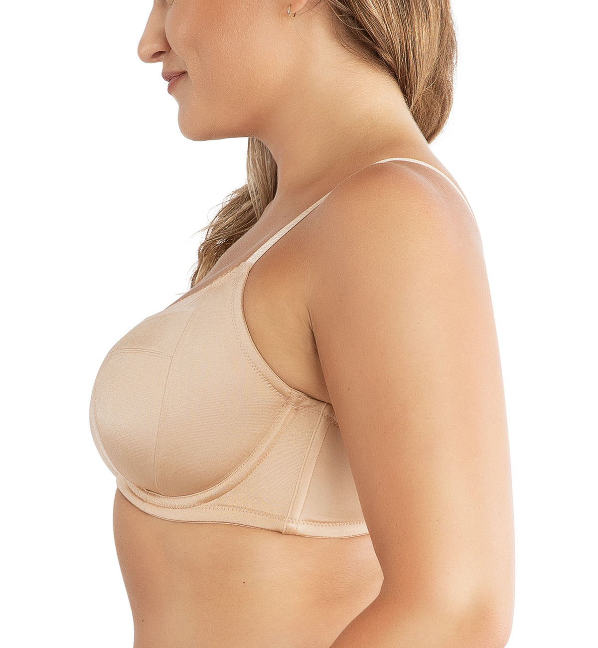 Parfait Adele Unlined Plunge Underwire Bra (P61321),30E,Bare - Bare,30E