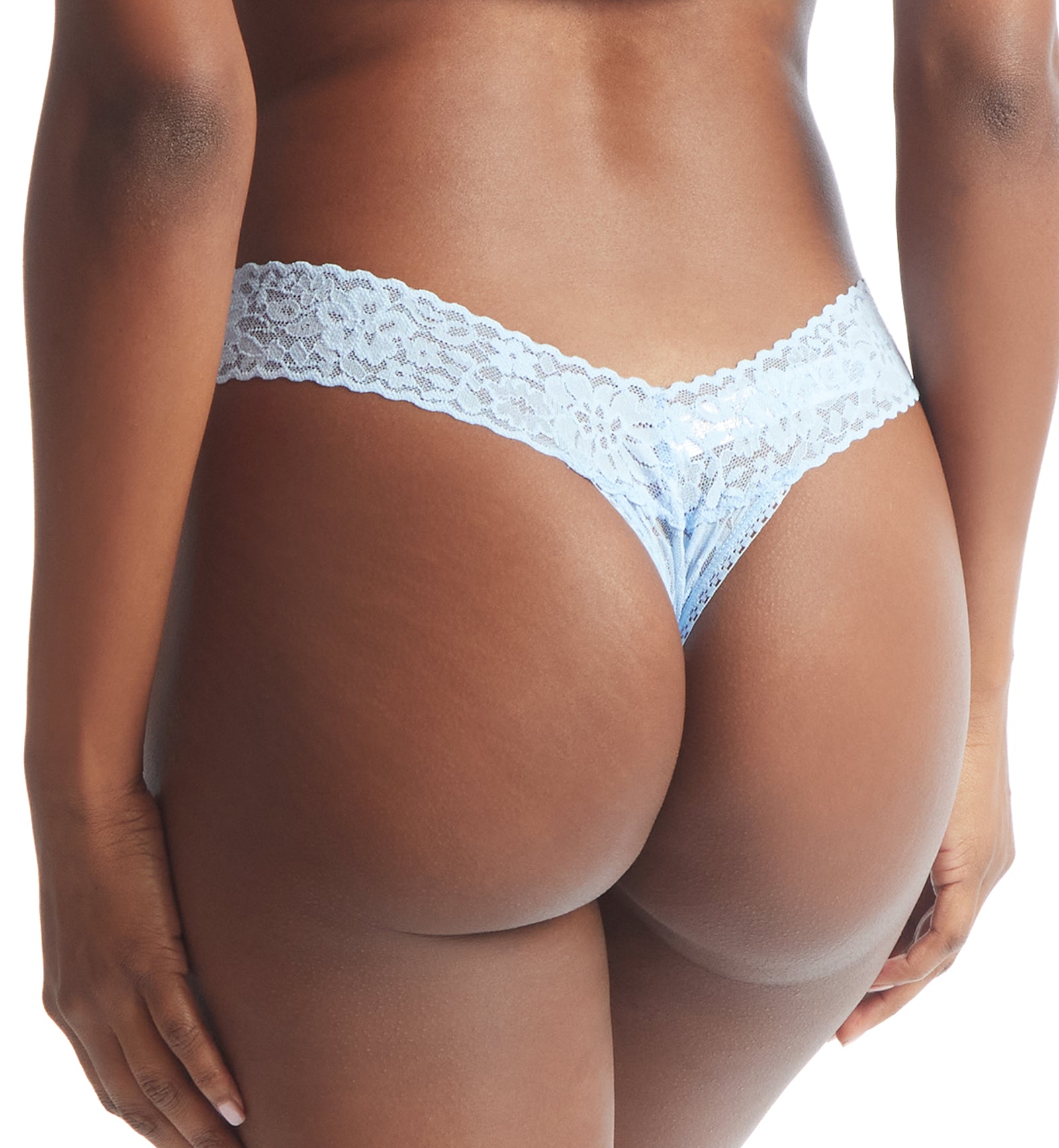Hanky Panky Daily Lace Low Rise Thong (771001P),Fresh Air - Fresh Air,One Size