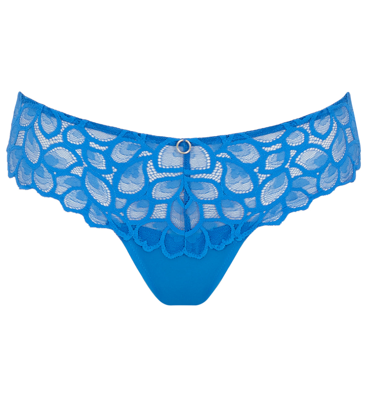 Panache Allure Thong (10769),XS,Azure Blue - Azure Blue,XS