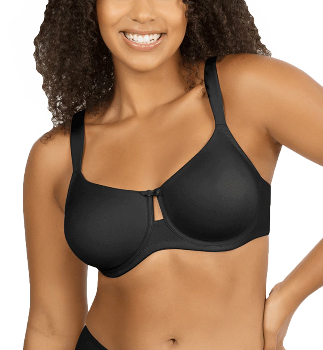 Parfait Erika Unlined Seamless Full Cup Underwire Bra (P58622),32C,Black - Black,32C