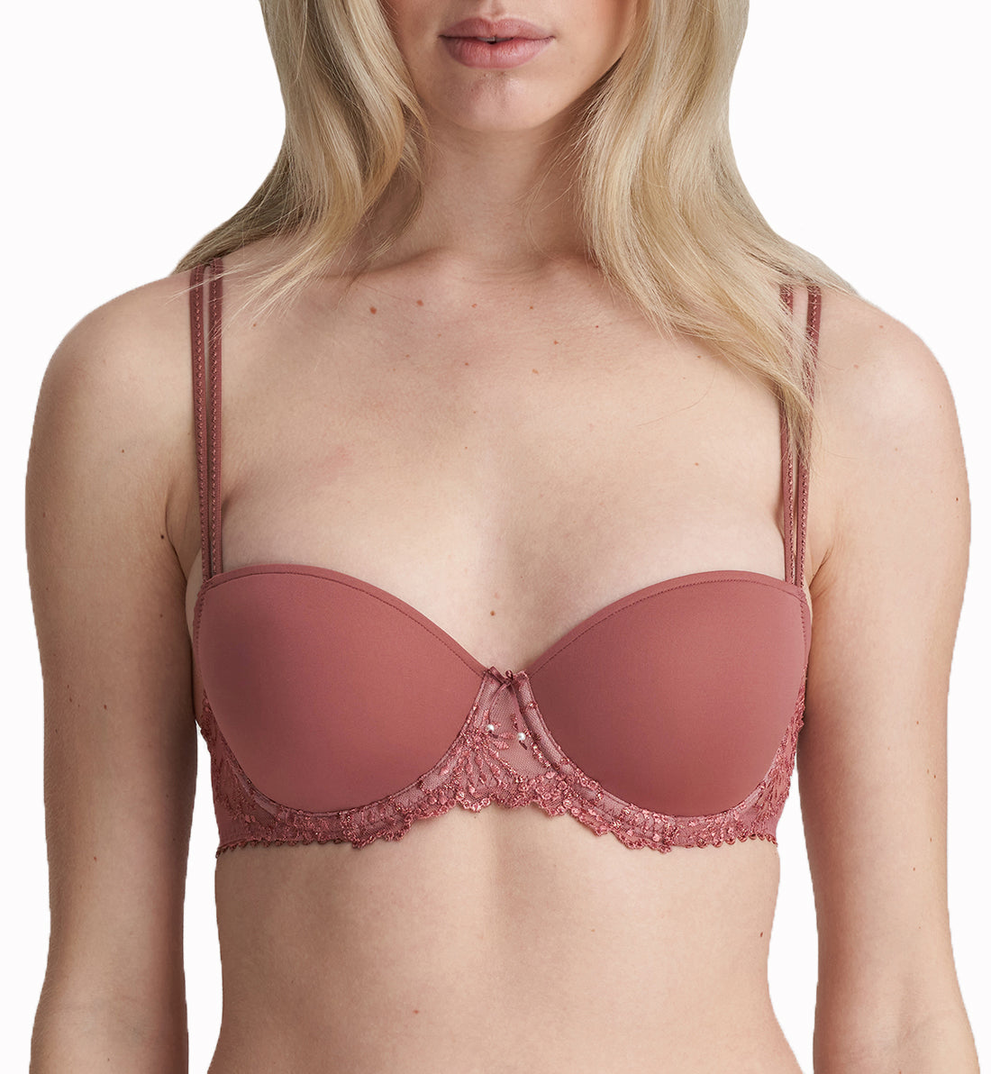 Marie Jo Jane Balcony Padded Underwire Bra (0101339),30C,Red Copper - Red Copper,30C