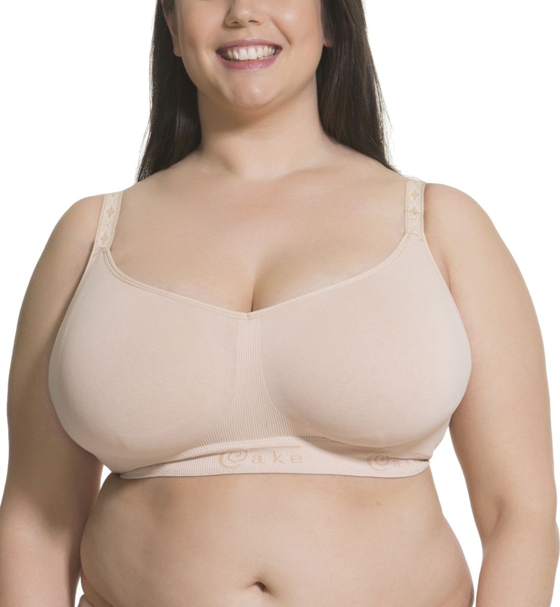 Sugar Candy by Cake Seamless Fuller Bust Everyday Softcup G-L (28-8005),30XS,Nude - Nude,XS