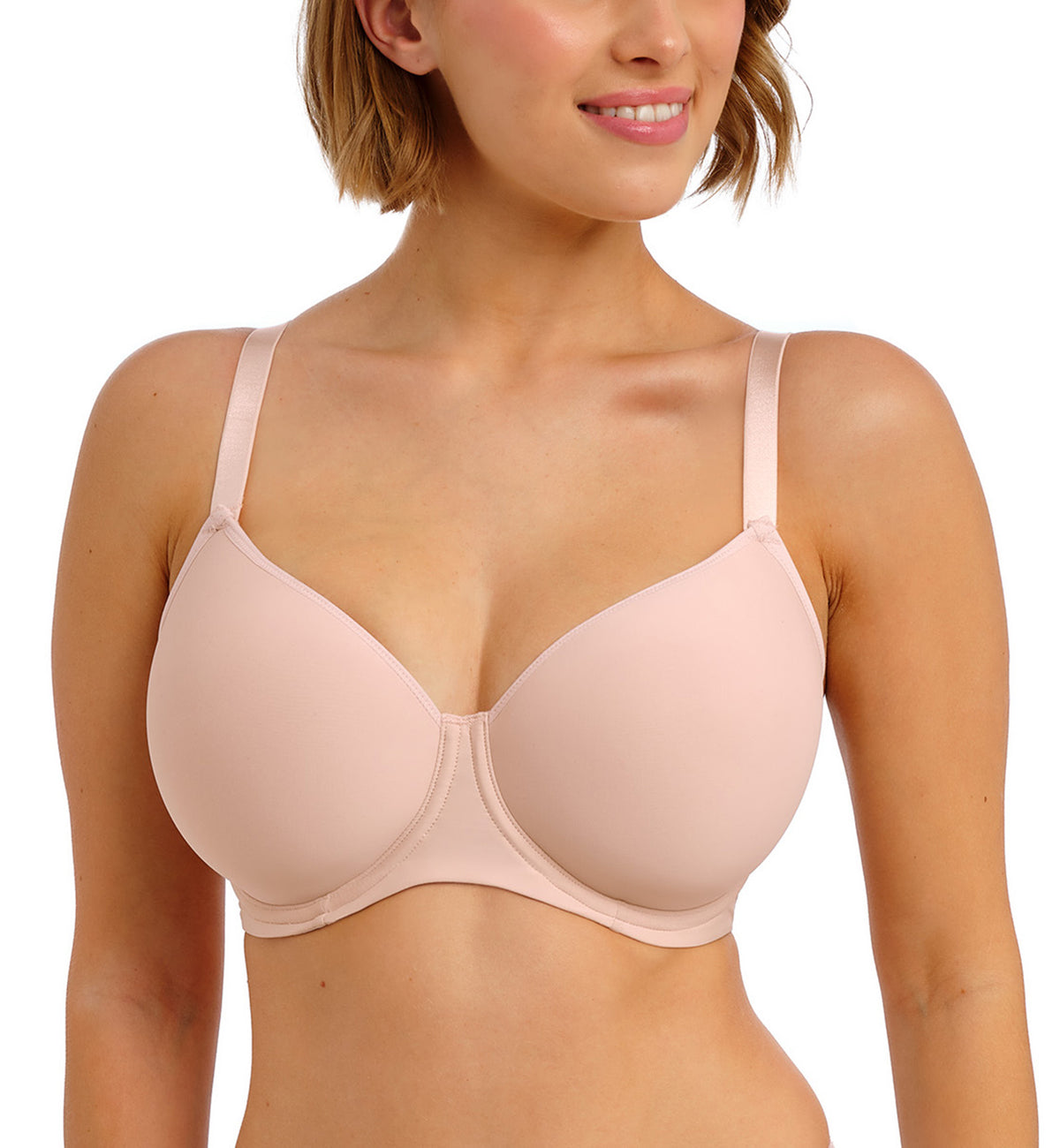 Freya Essentially Smooth Molded Underwire Bra (404432),28D,Cameo - Cameo,28D