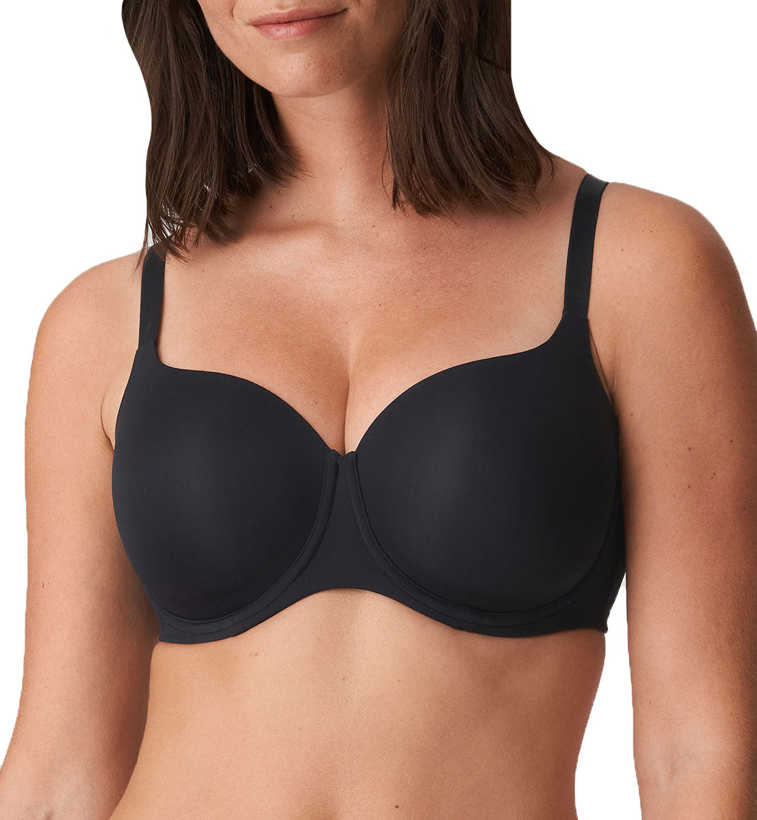 PrimaDonna Figuras Heart Shape Padded Underwire Bra (0263250),30E,Charcoal - Charcoal,30E