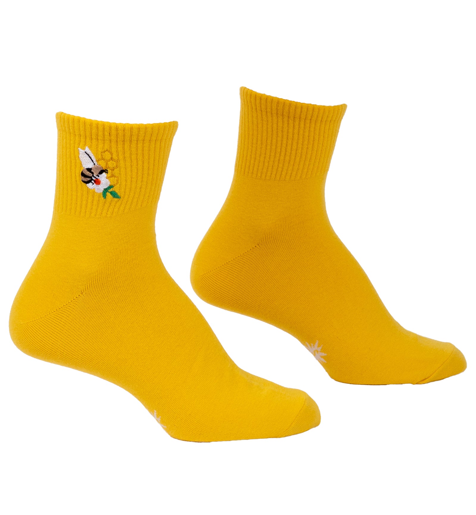 SOCK it to me Quarter Crew Socks (E0006),Bee Mine - Bee Mine,One Size
