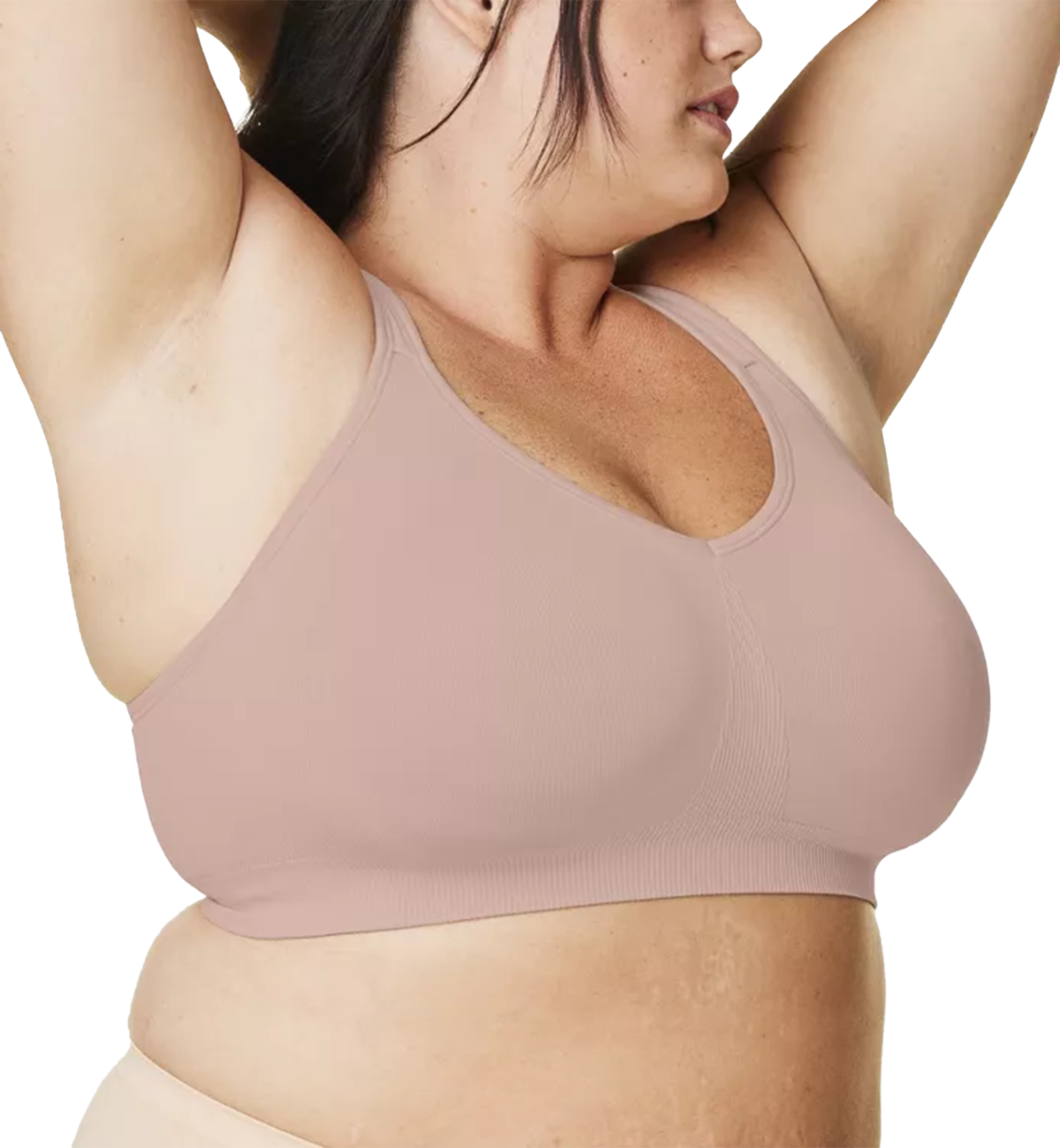 BRAVADO! DESIGNS Everyday Sculpt FULL CUP Wire-Free Bra (11011VFC),Small FC,Cameo - Cameo,Small-Full Cup