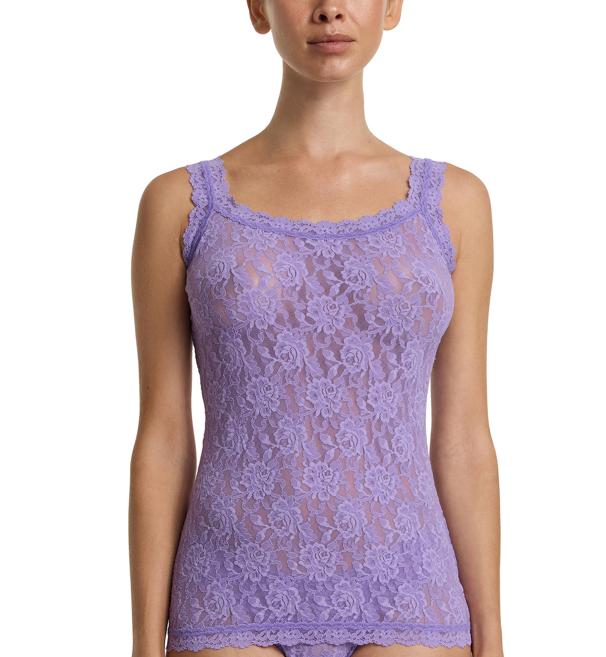 Hanky Panky Signature Lace Unlined Camisole (1390LP),XS,Love Potion - Love Potion,XS
