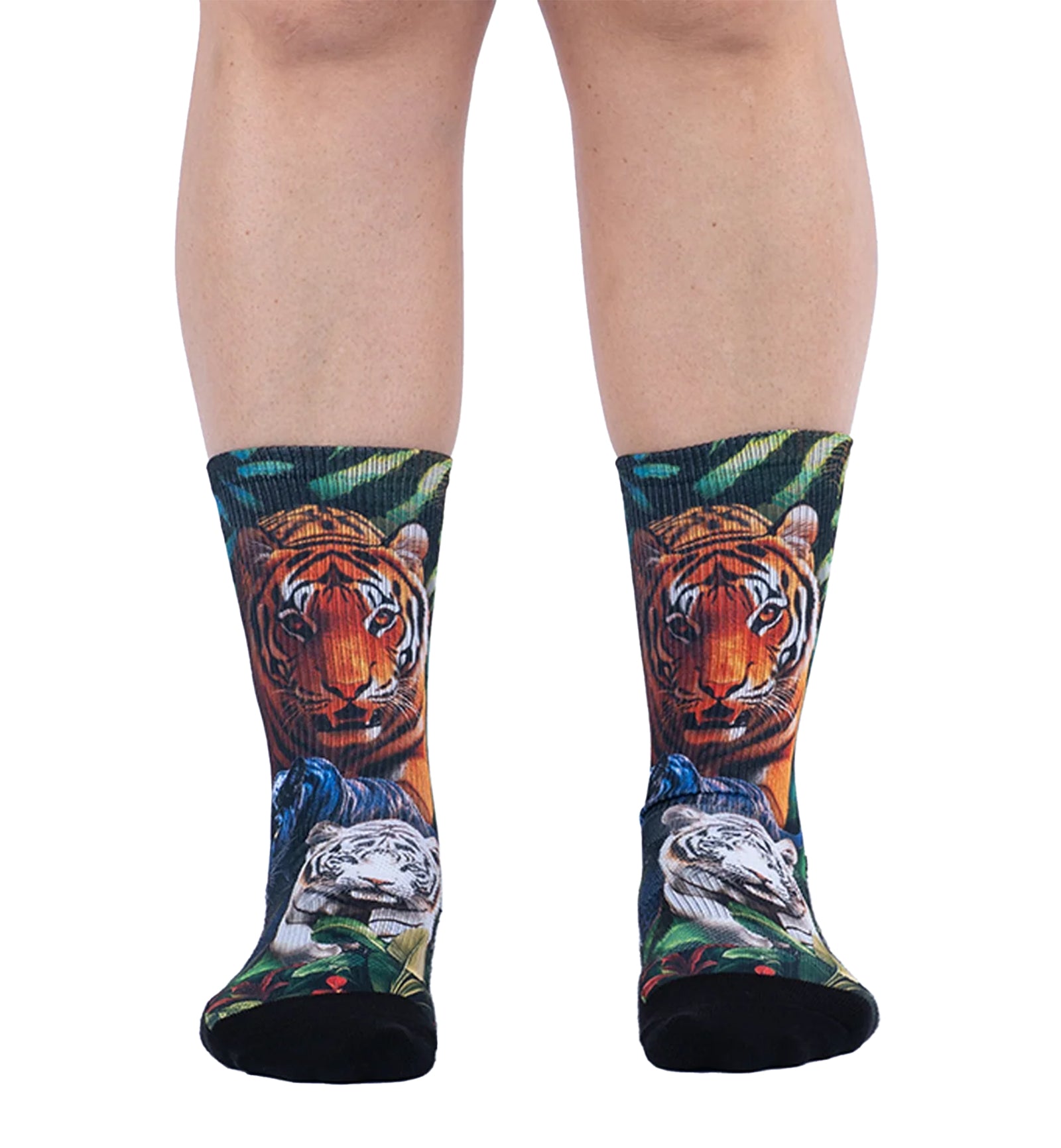 SOCK it to me Athletic Printed Performance Crew Socks (AP0008),Eye of the Tiger - Eye of the Tiger,One Size