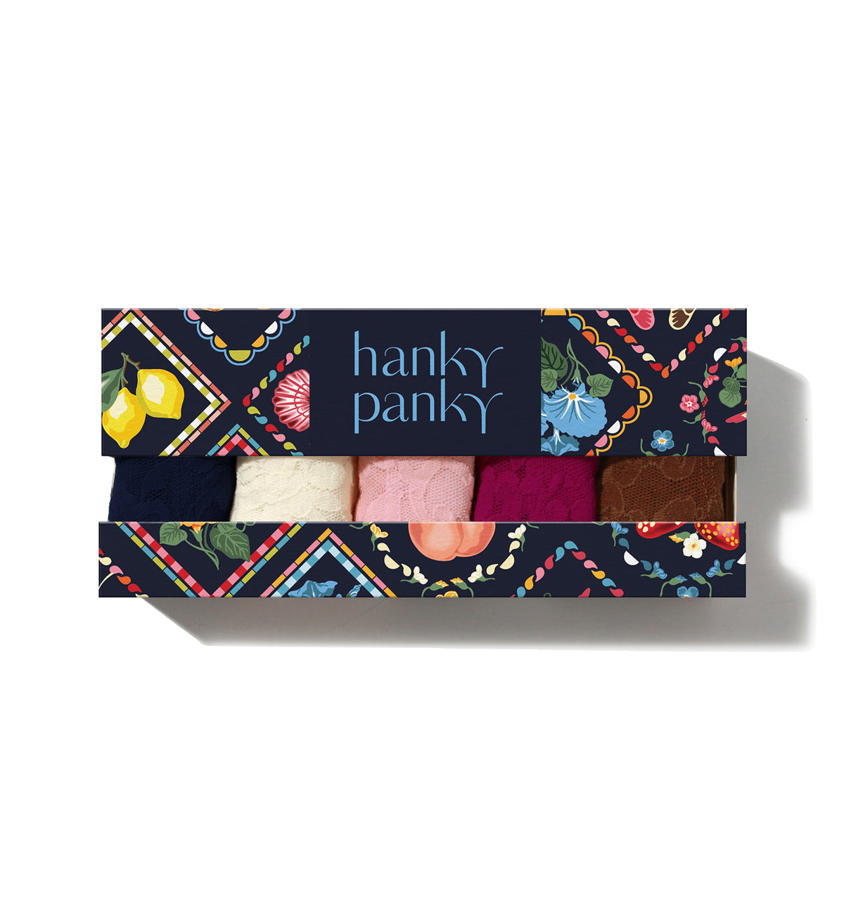 Hanky Panky 5-PACK Signature Lace Low Rise Thong (49115PK),MBBP - MBBP,One Size