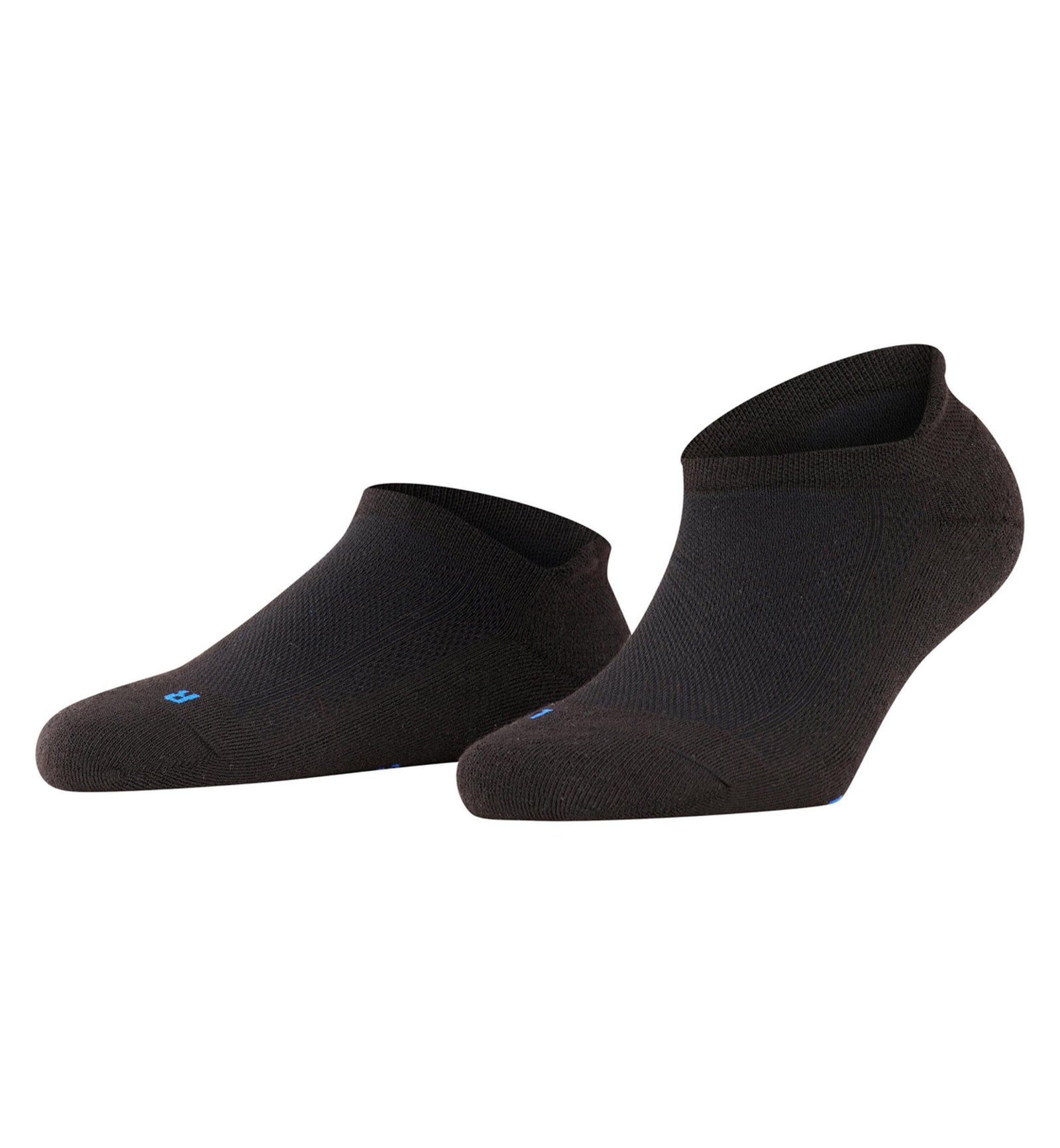 FALKE Cool Kick Sneaker Socks (46331),6.5/7.5,Black - Black,6.5/7.5