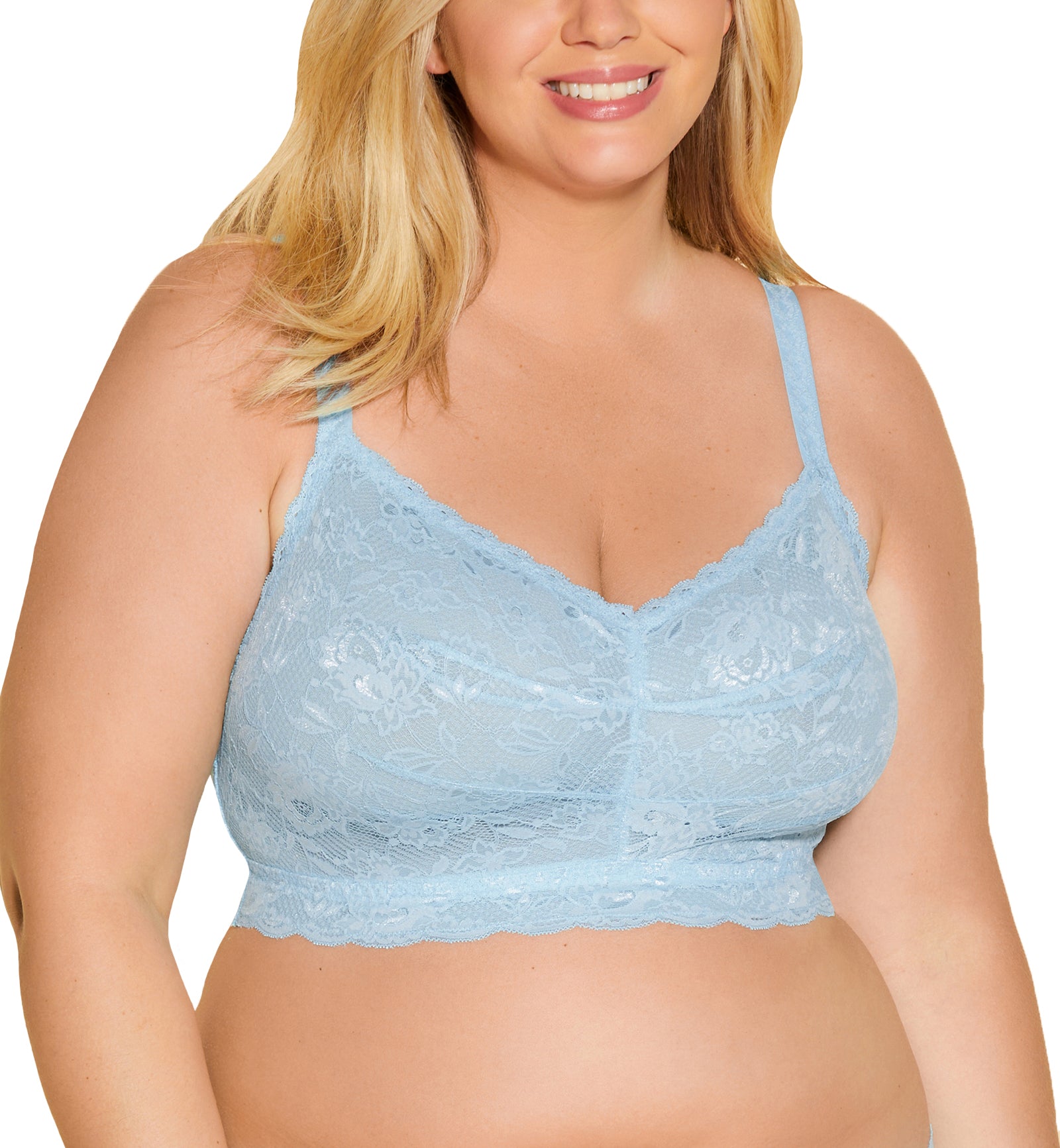 Cosabella NSN ULTRA CURVY Sweetie Bralette (NEVER1321),XS,Aasmani Blue - Aasmani Blue,XS