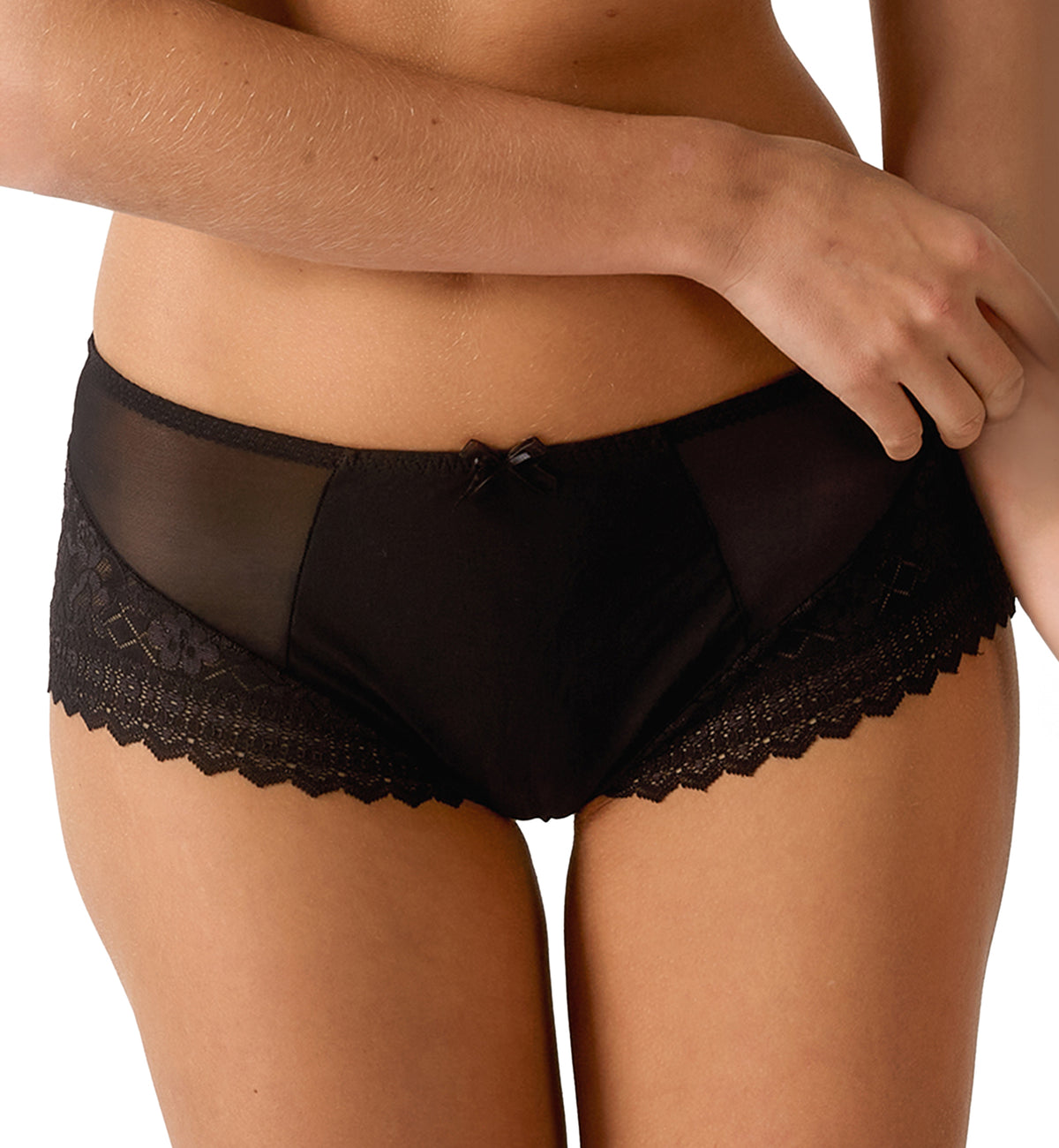 Empreinte Melody Lace Panty (15586),Large,Black - Black,Large